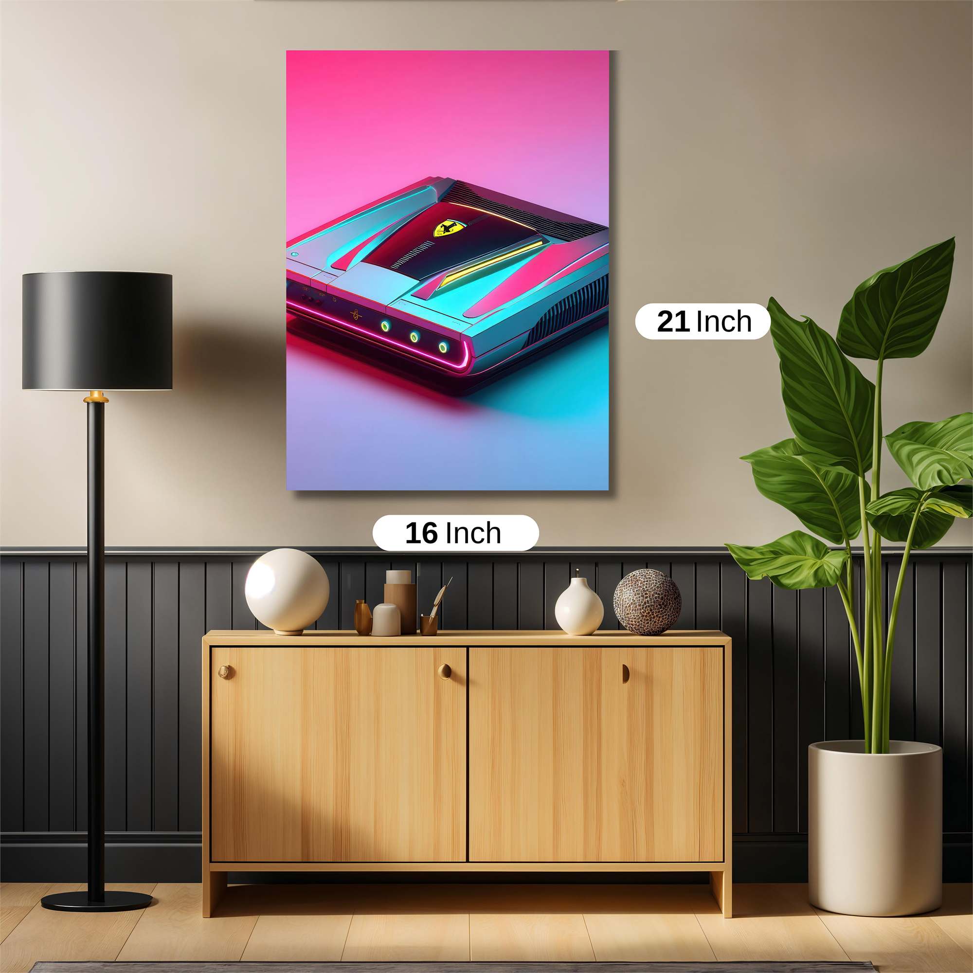 Ferrari Futuristic Safe Wall Magnetic / M