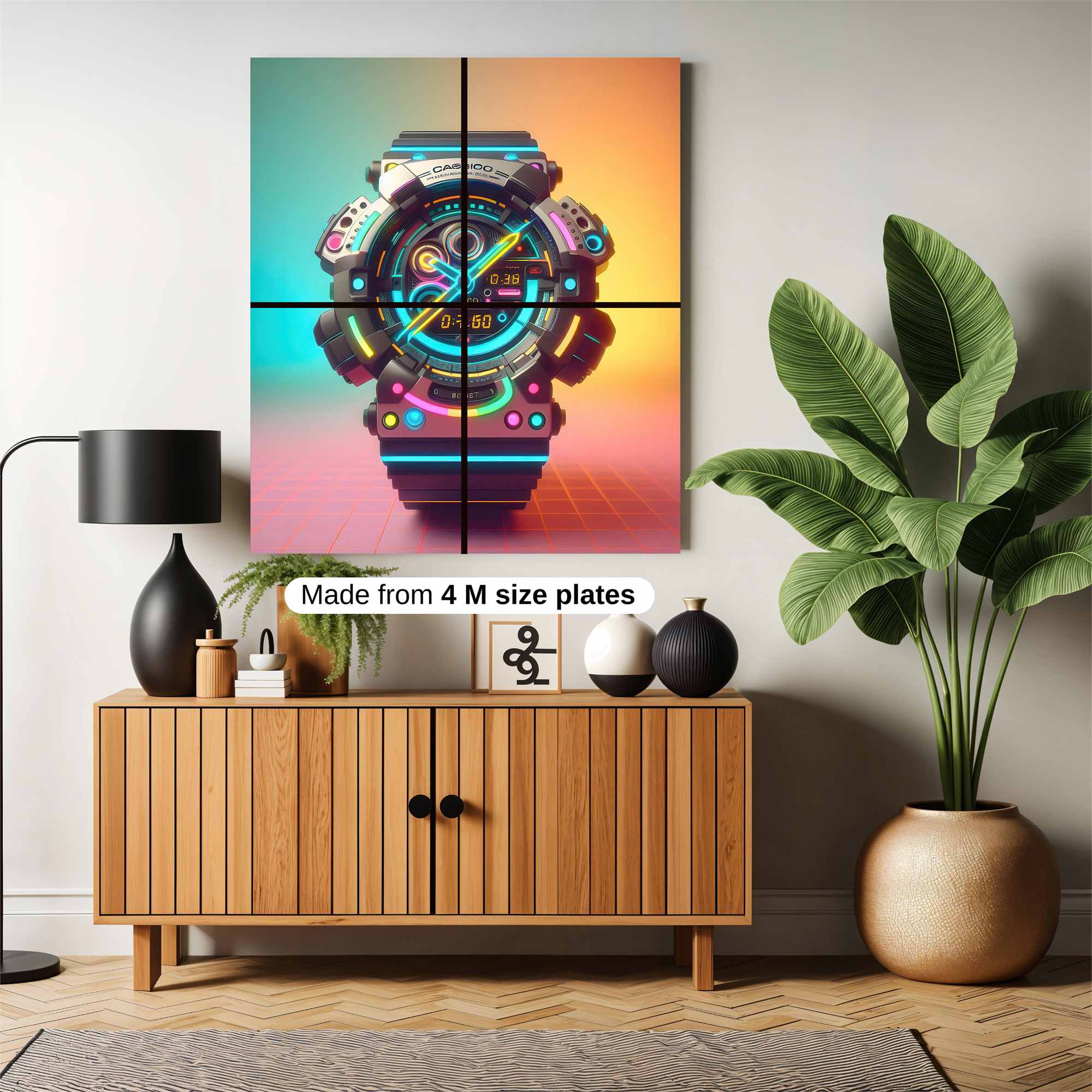 Casio Cyberpunk Safe Wall Magnetic / M