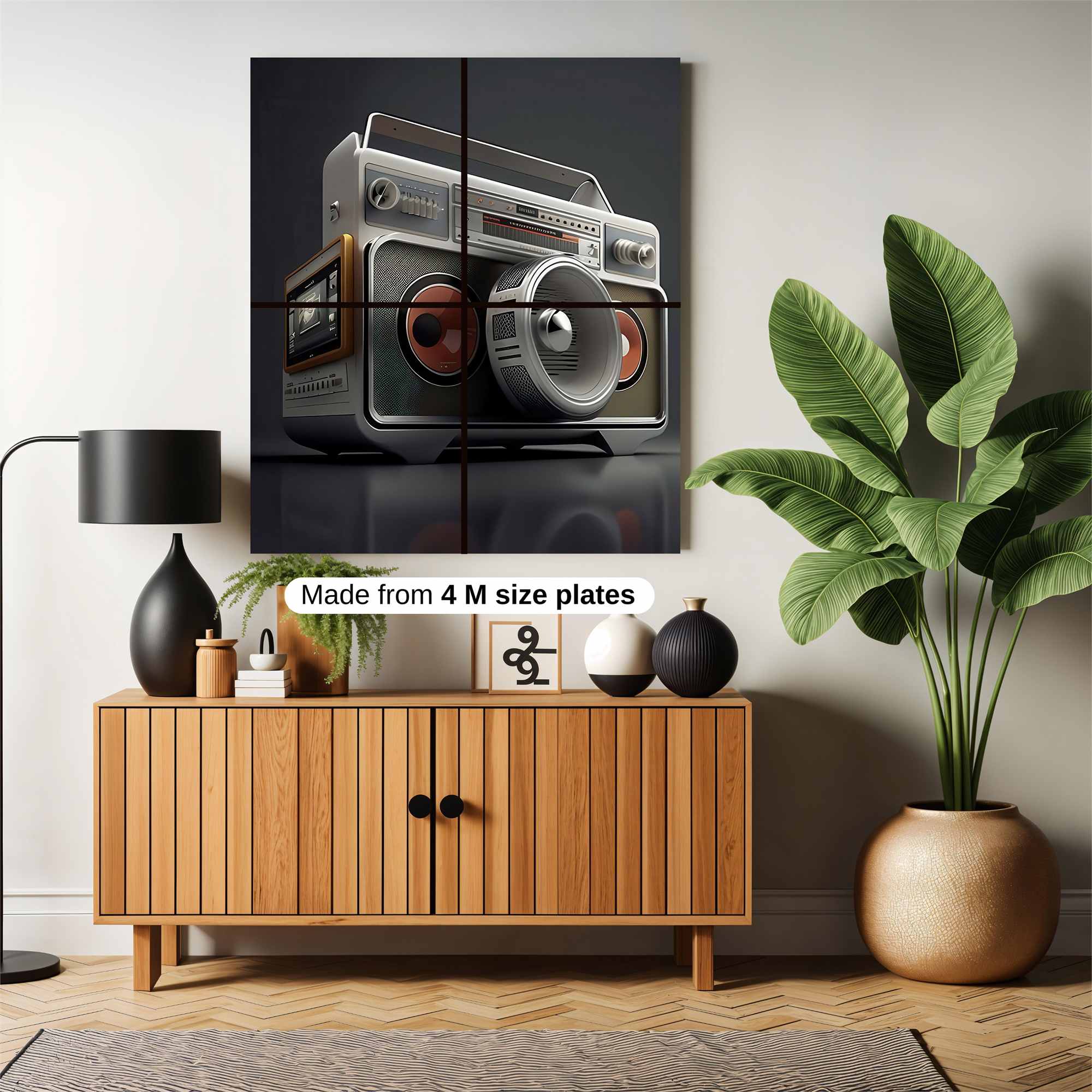 Boombox Bliss Safe Wall Magnetic / M