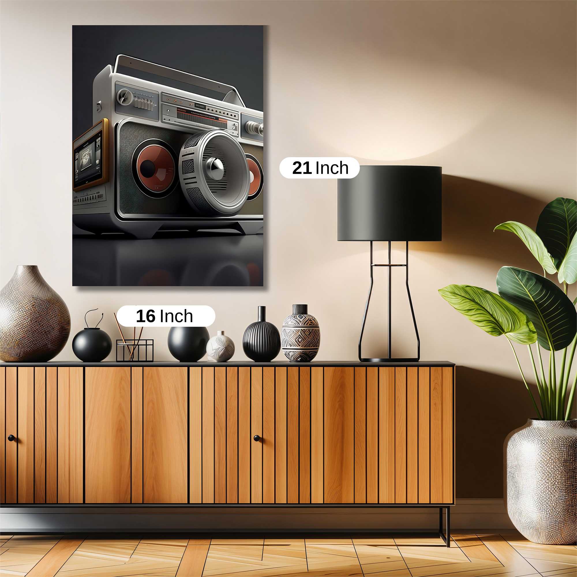 Boombox Bliss Safe Wall Magnetic / M