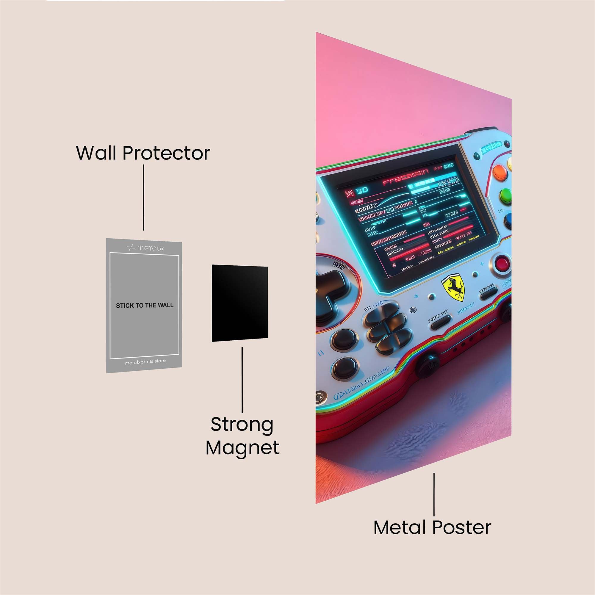 Ferrari Futuristic Safe Wall Magnetic / M