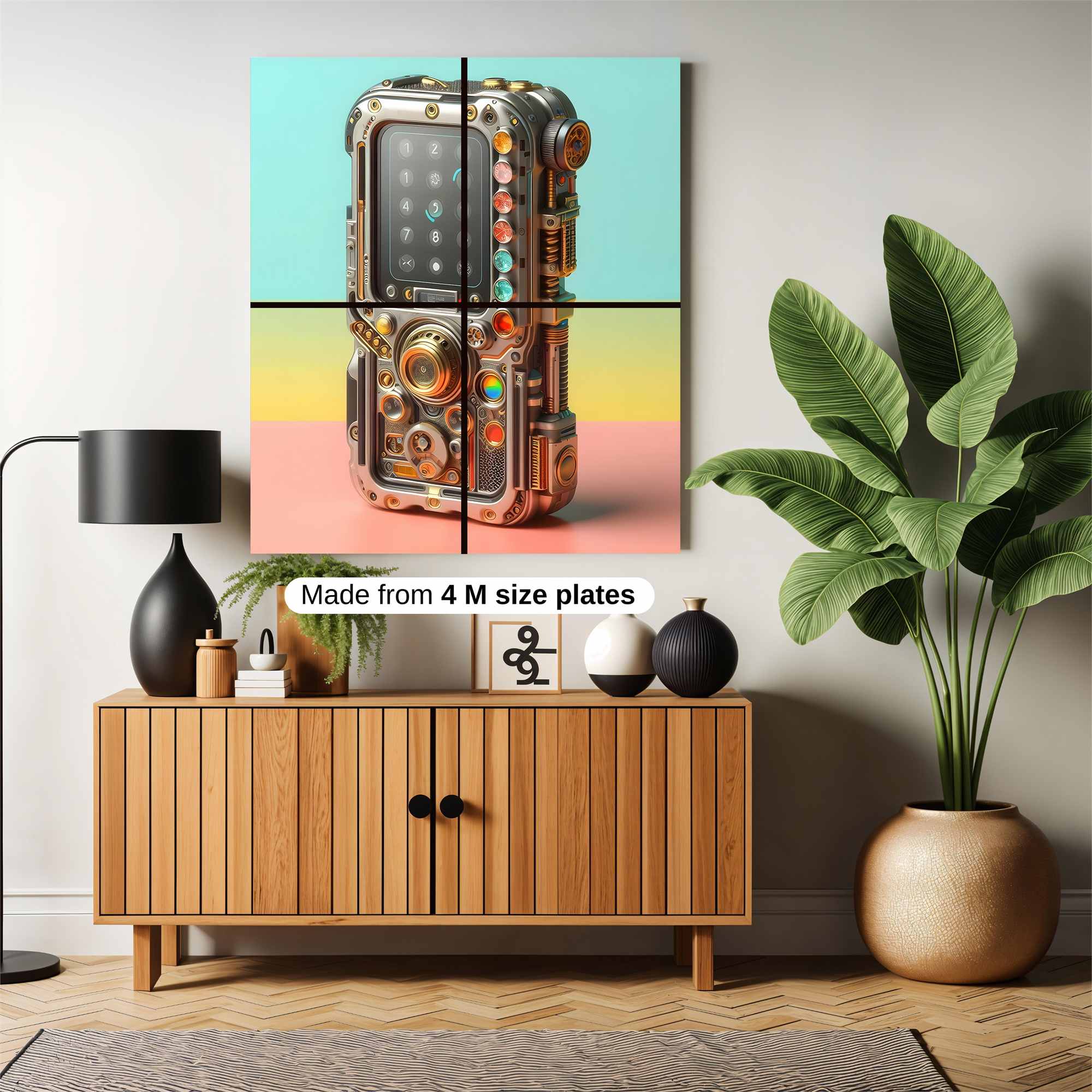 Steampunk Gadget Safe Wall Magnetic / M
