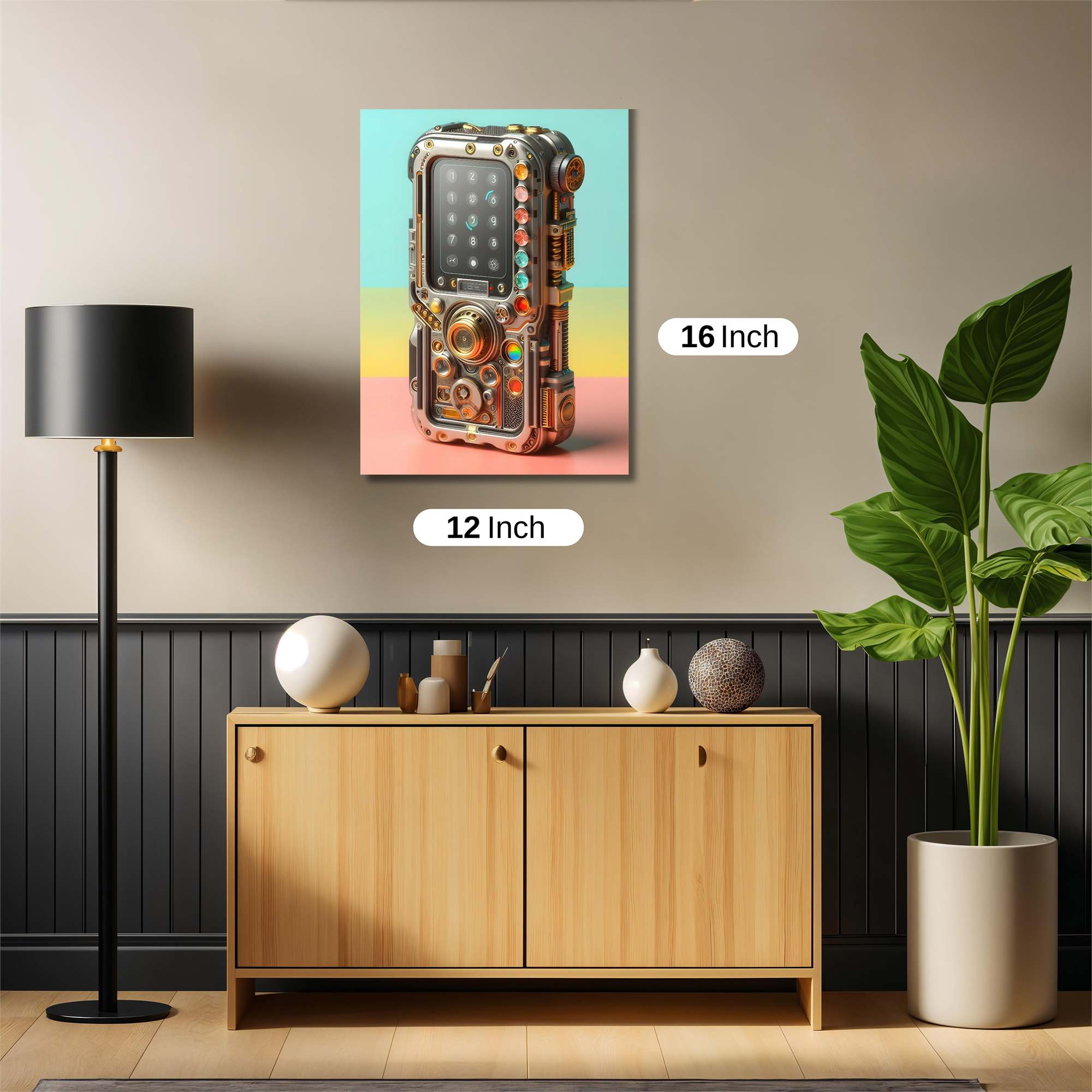 Steampunk Gadget Safe Wall Magnetic / M