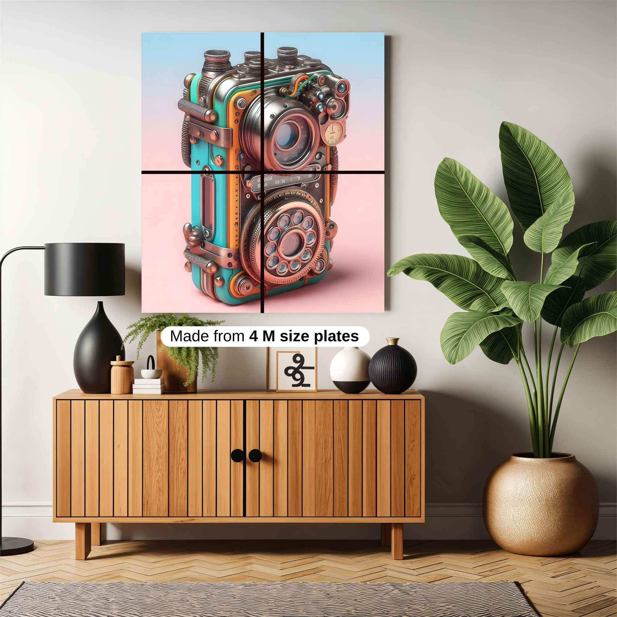 Steampunk Serenity Safe Wall Magnetic / M