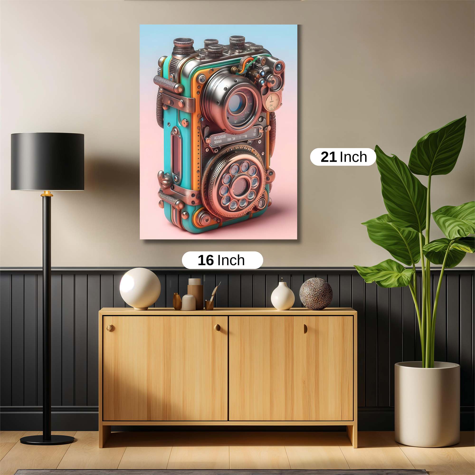 Steampunk Serenity Safe Wall Magnetic / M