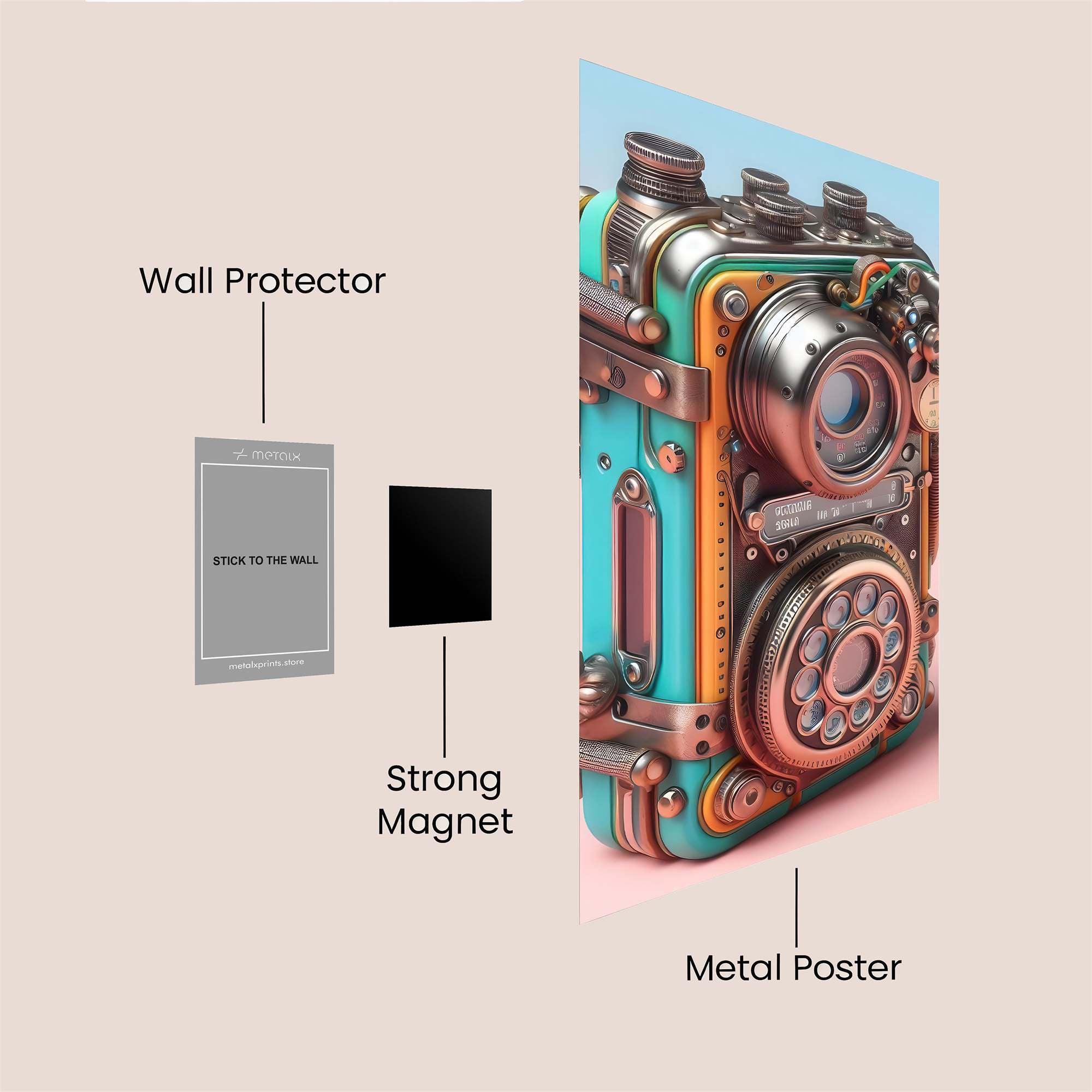 Steampunk Serenity Safe Wall Magnetic / M