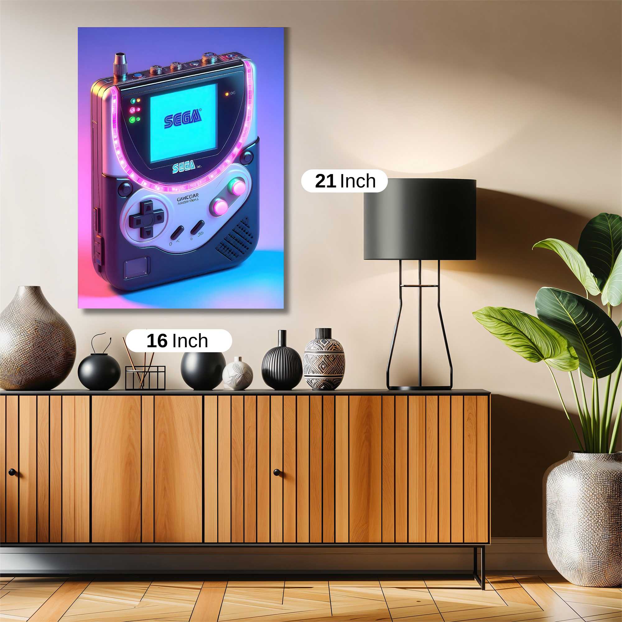 Sega Synthwave Safe Wall Magnetic / M