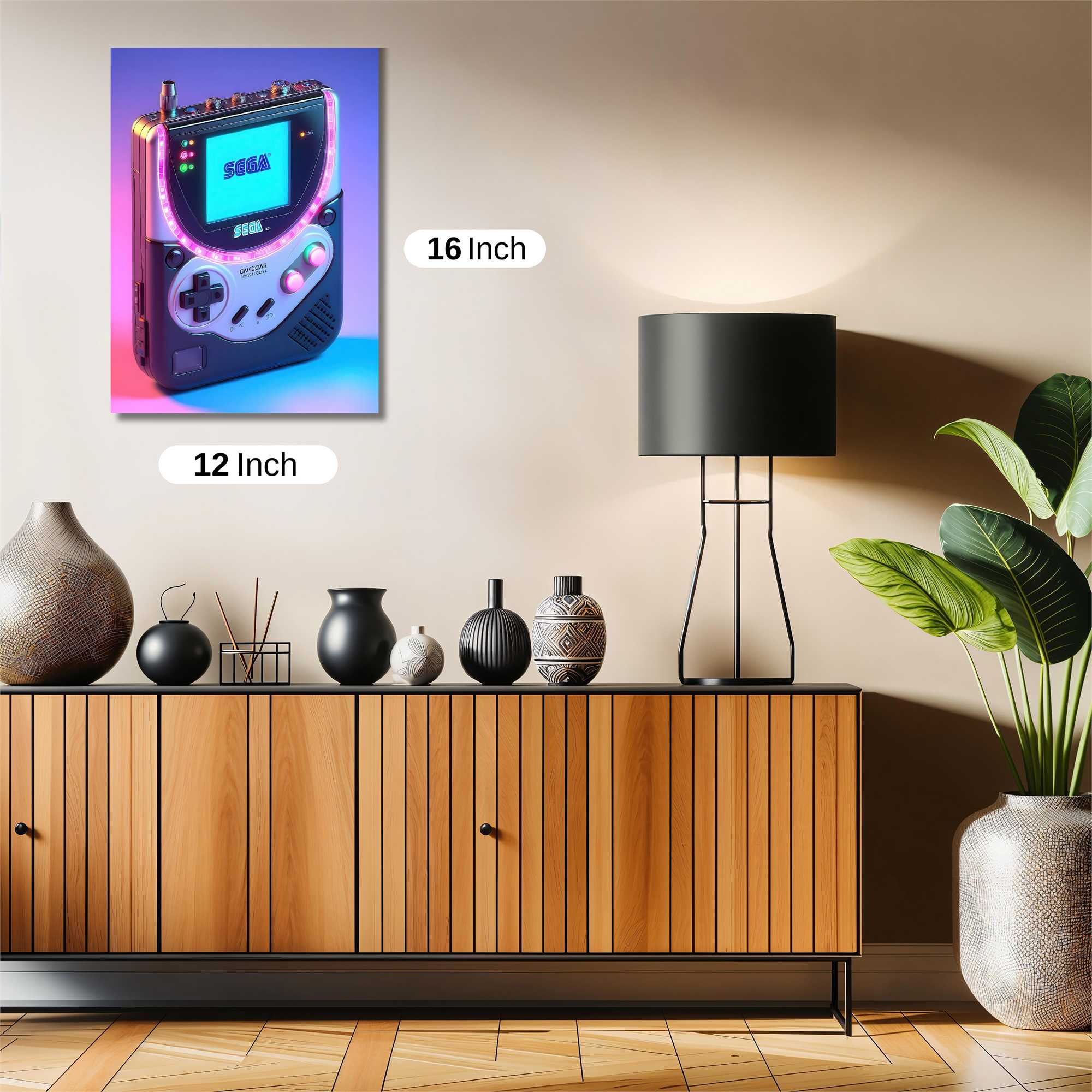Sega Synthwave Safe Wall Magnetic / M