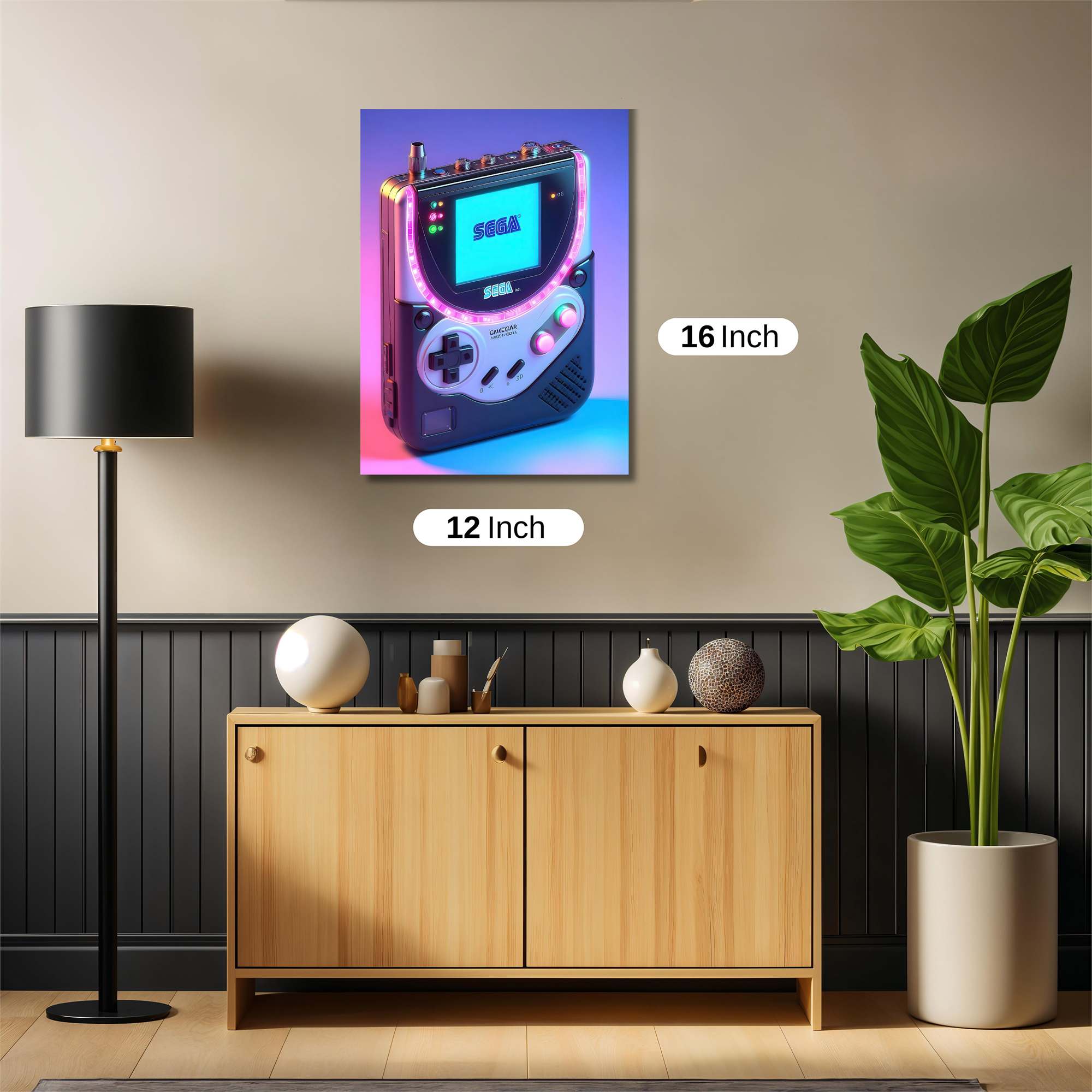 Sega Synthwave Safe Wall Magnetic / M