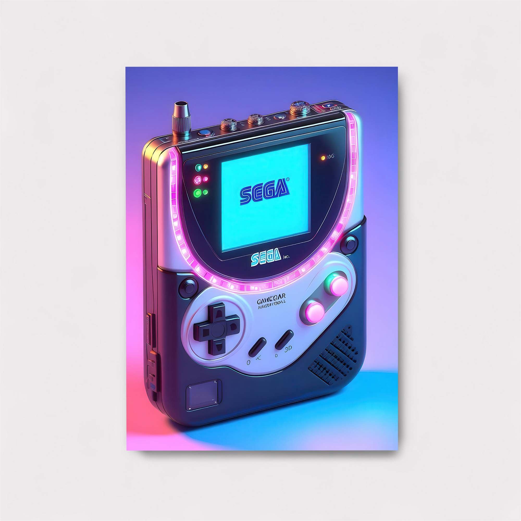 Sega Synthwave Safe Wall Magnetic / M