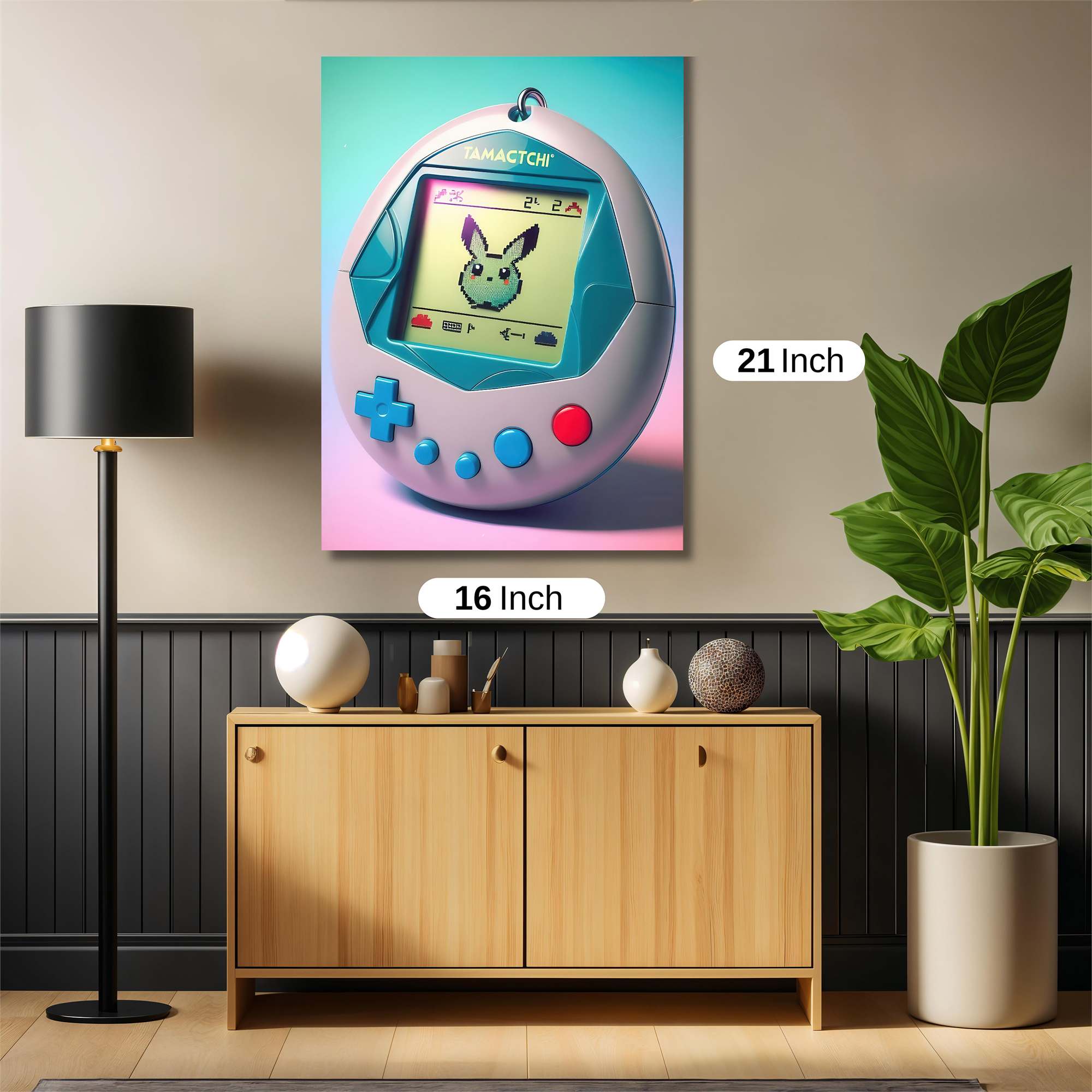 Pikachu Nostalgia Safe Wall Magnetic / M