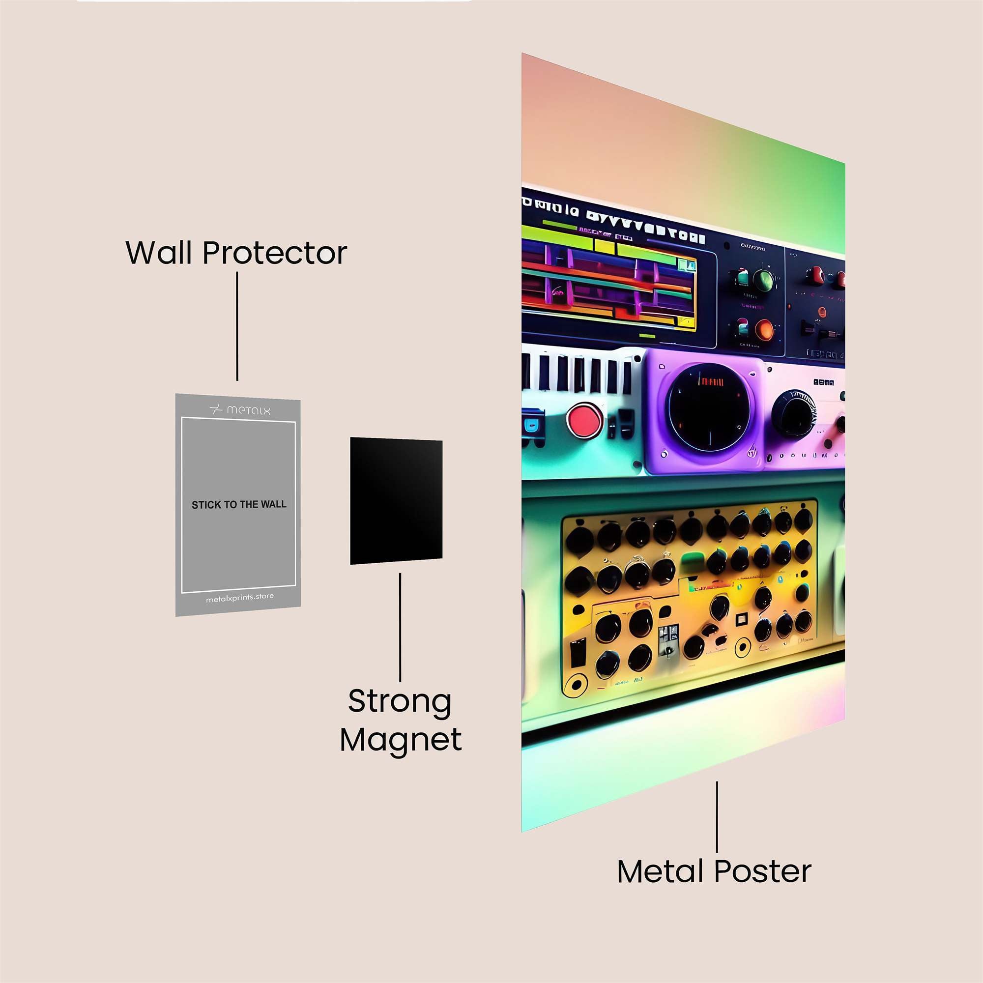 Synth Euphoria Safe Wall Magnetic / M