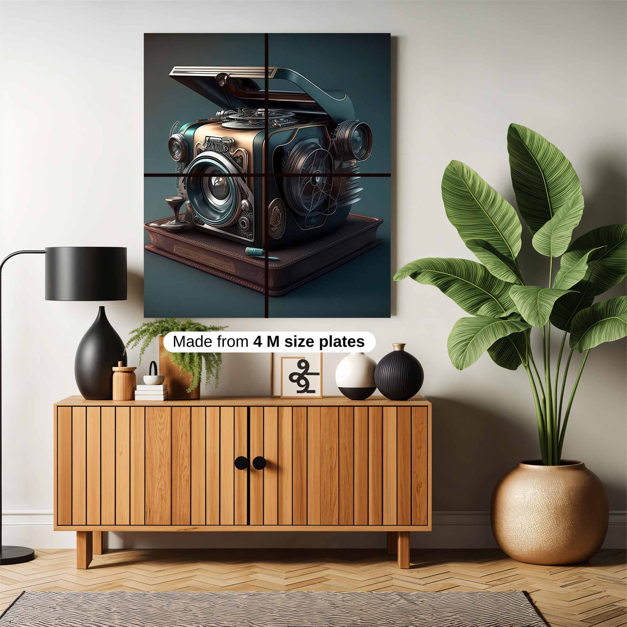 Steampunk Wonder Safe Wall Magnetic / M