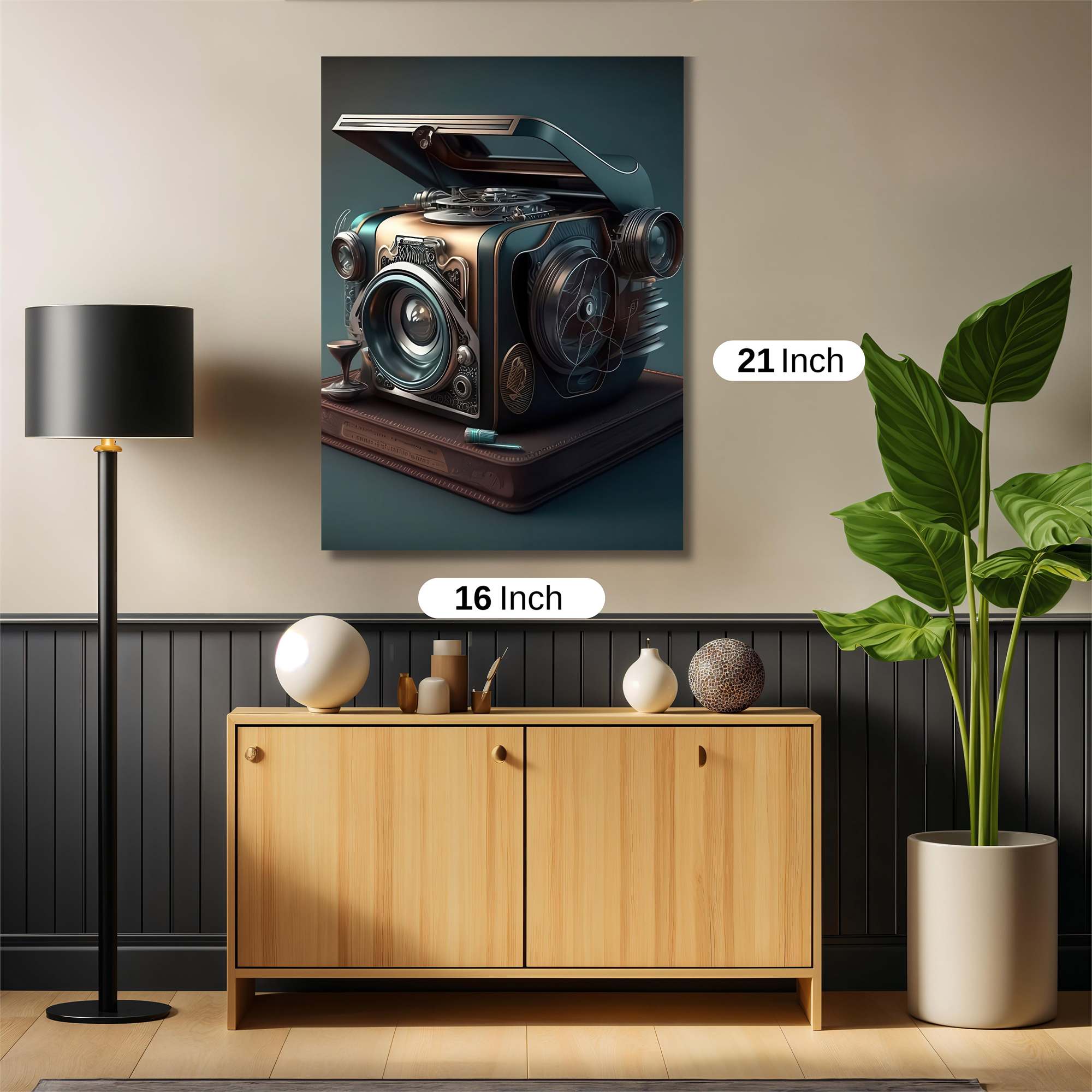 Steampunk Wonder Safe Wall Magnetic / M
