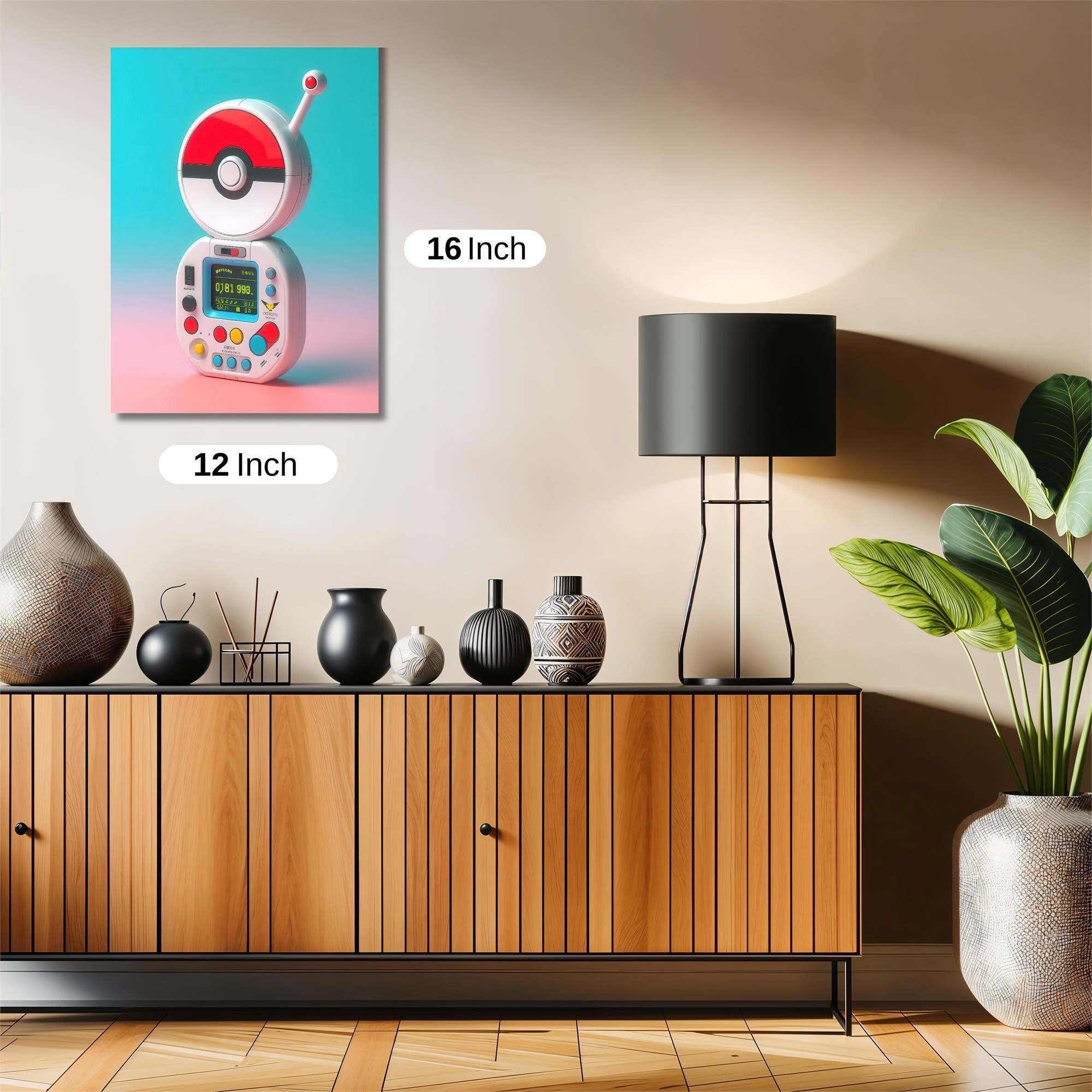 PokeCom Retro Safe Wall Magnetic / M