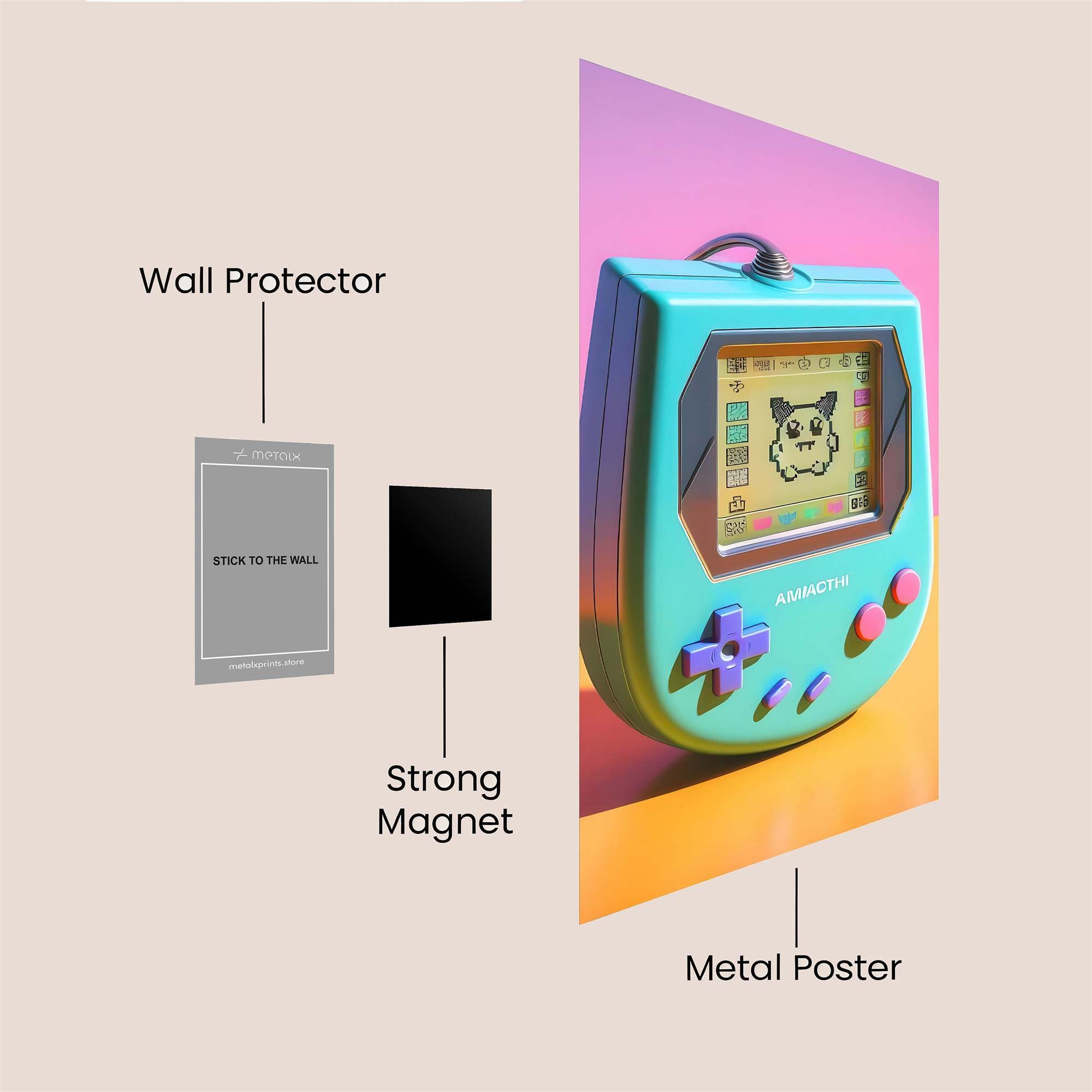 Retro Joy Safe Wall Magnetic / M