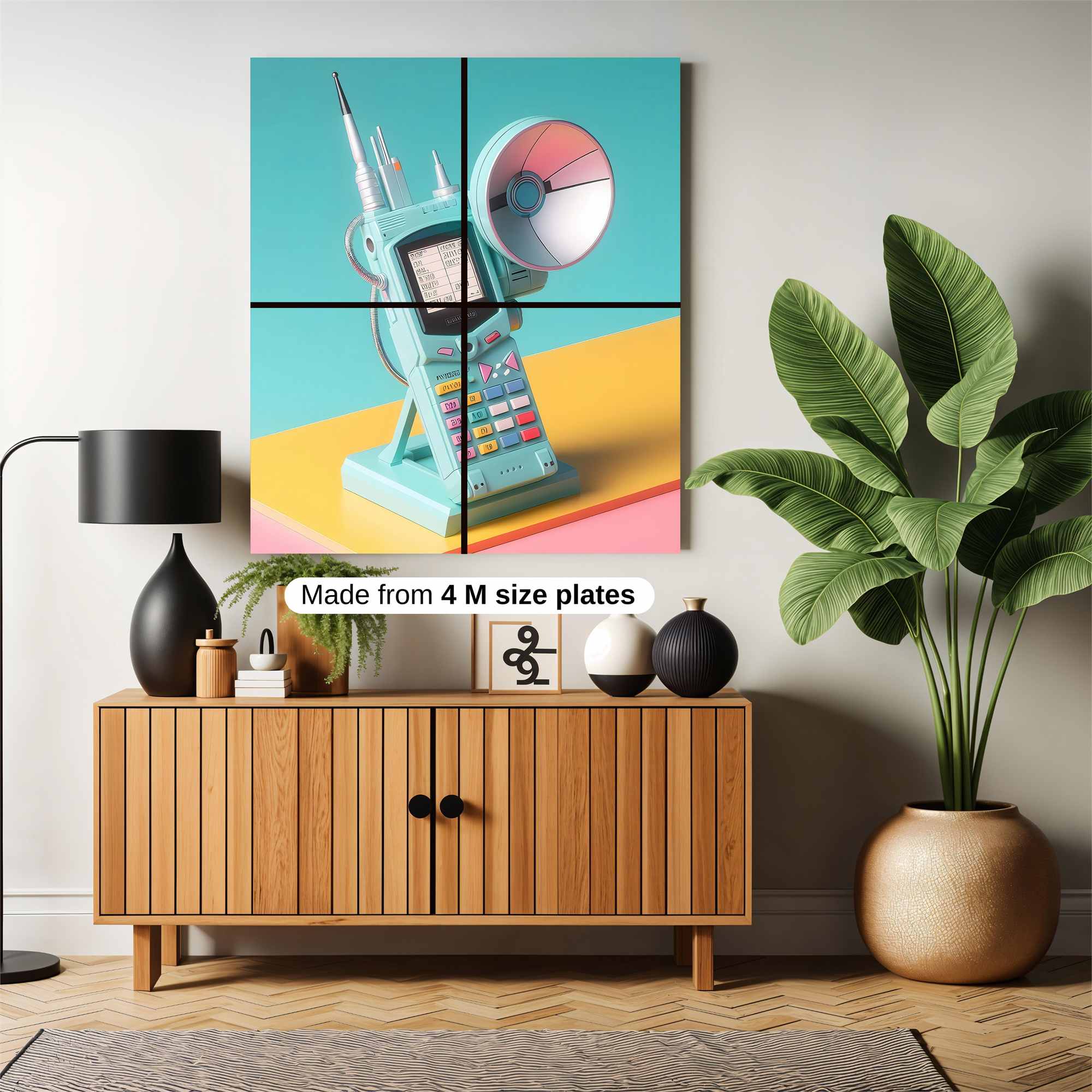 Walkie Quirky Safe Wall Magnetic / M