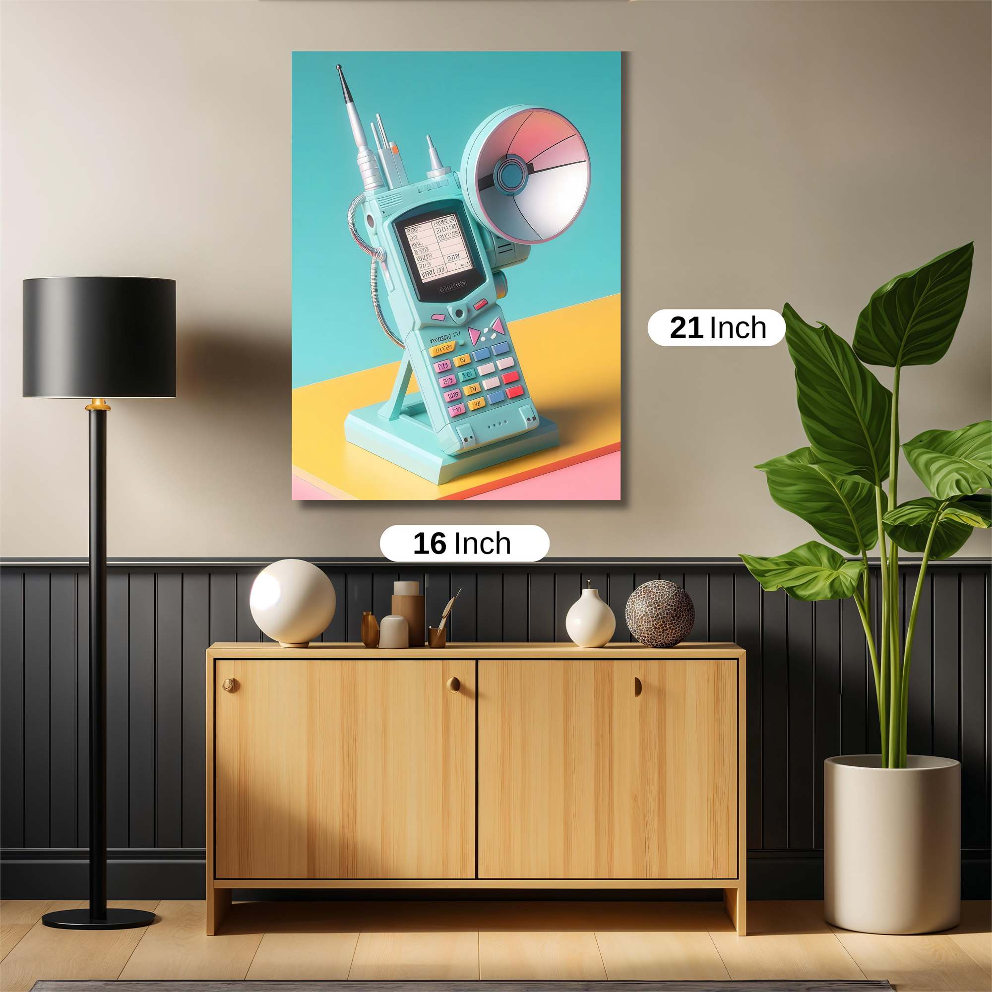 Walkie Quirky Safe Wall Magnetic / M