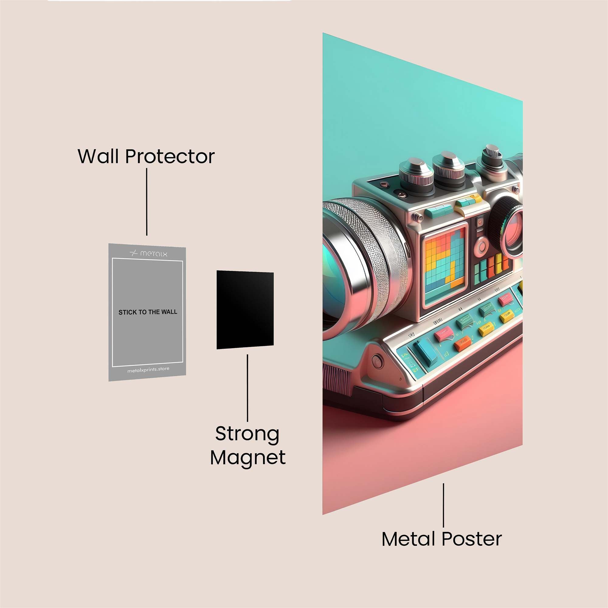 Retro Dream Safe Wall Magnetic / M