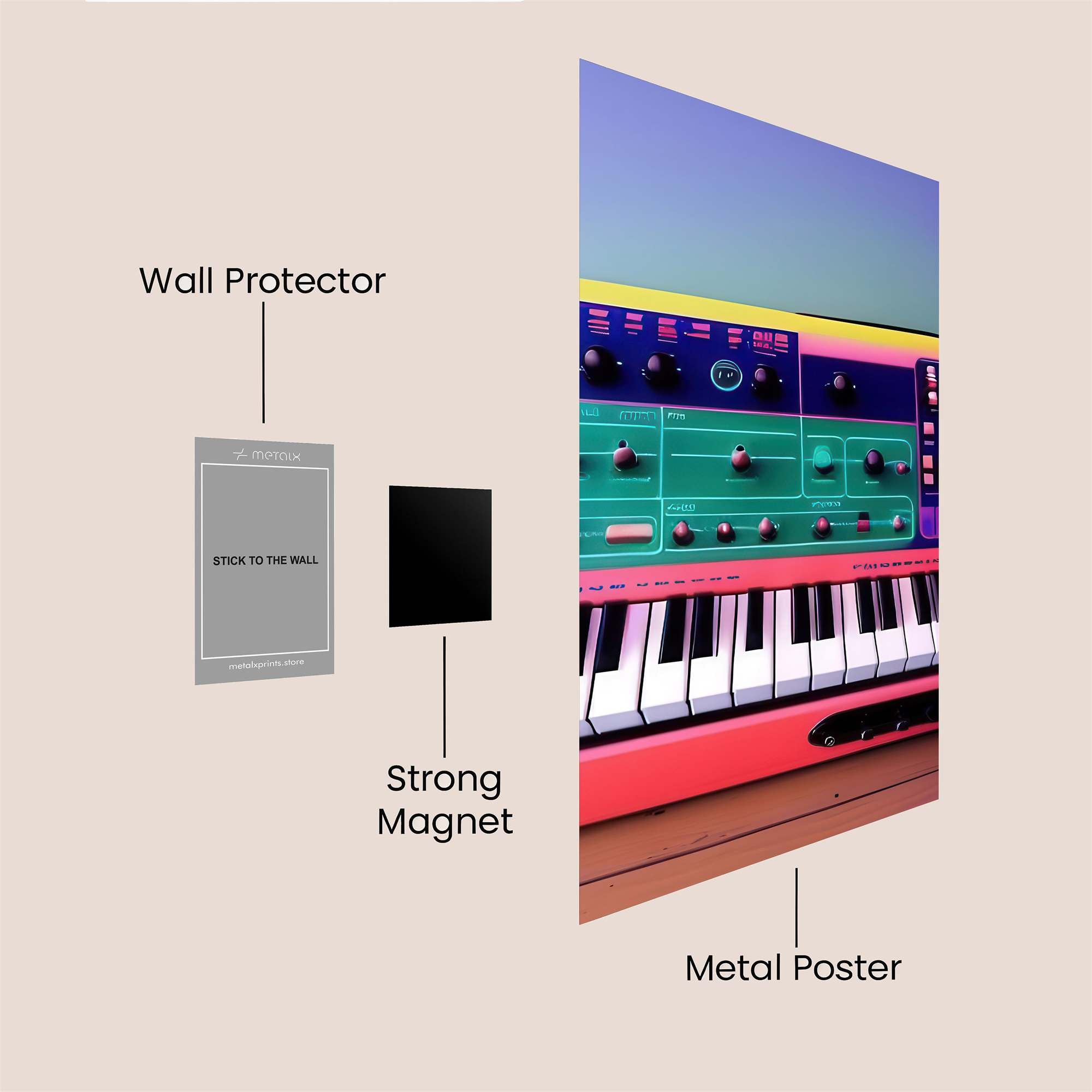Roland Retro Safe Wall Magnetic / M