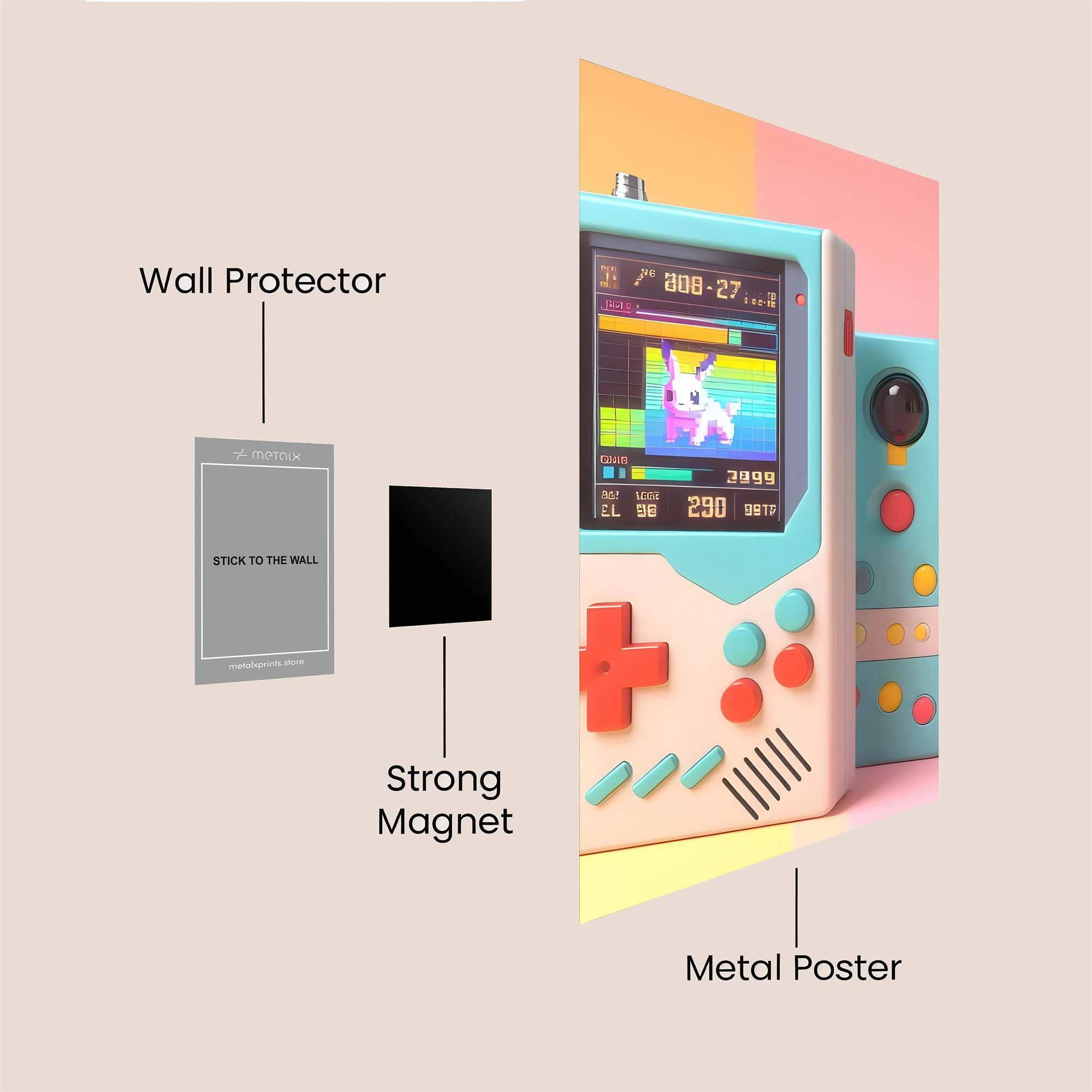 BunnyJoy Safe Wall Magnetic / M