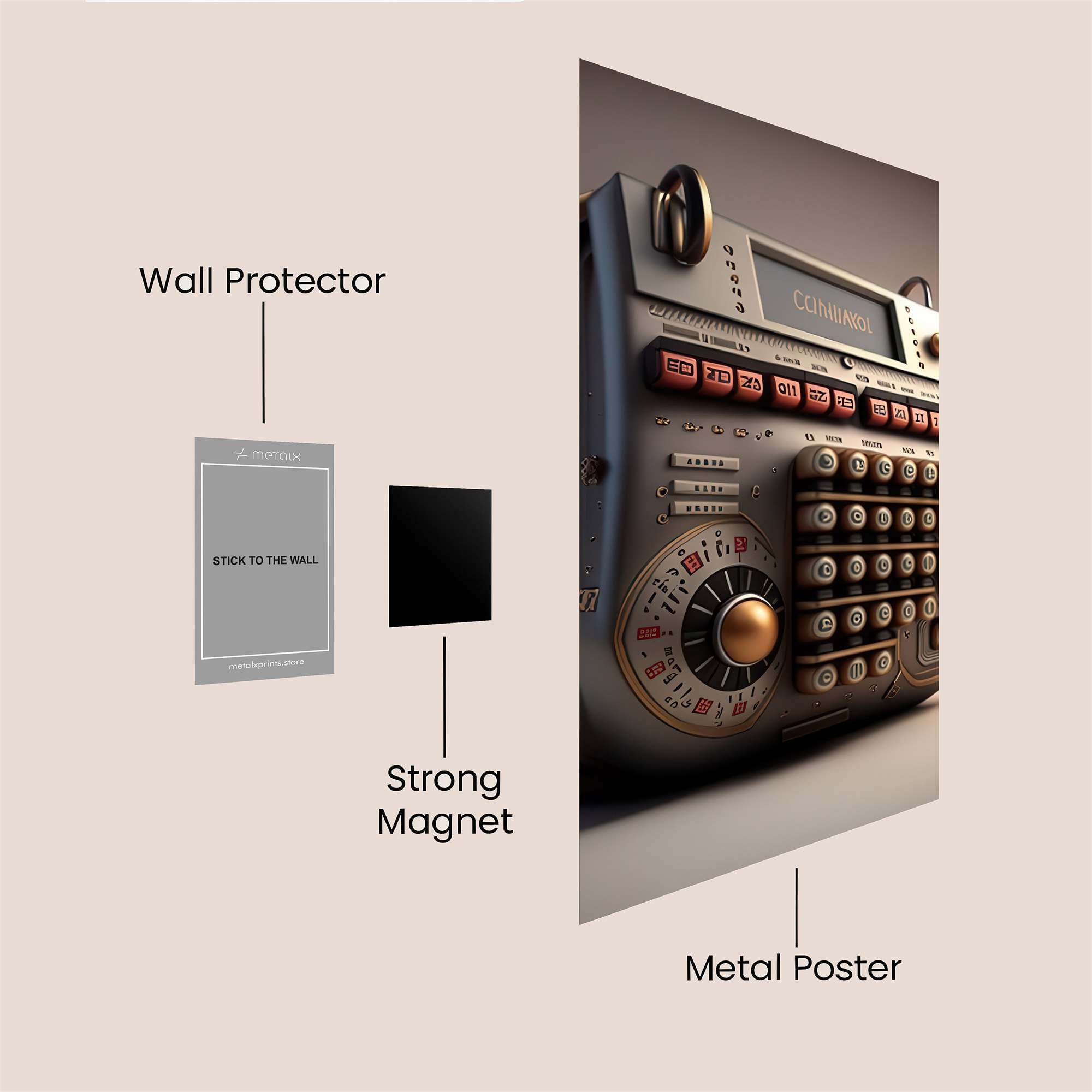 Enigma Enigmatic Safe Wall Magnetic / M