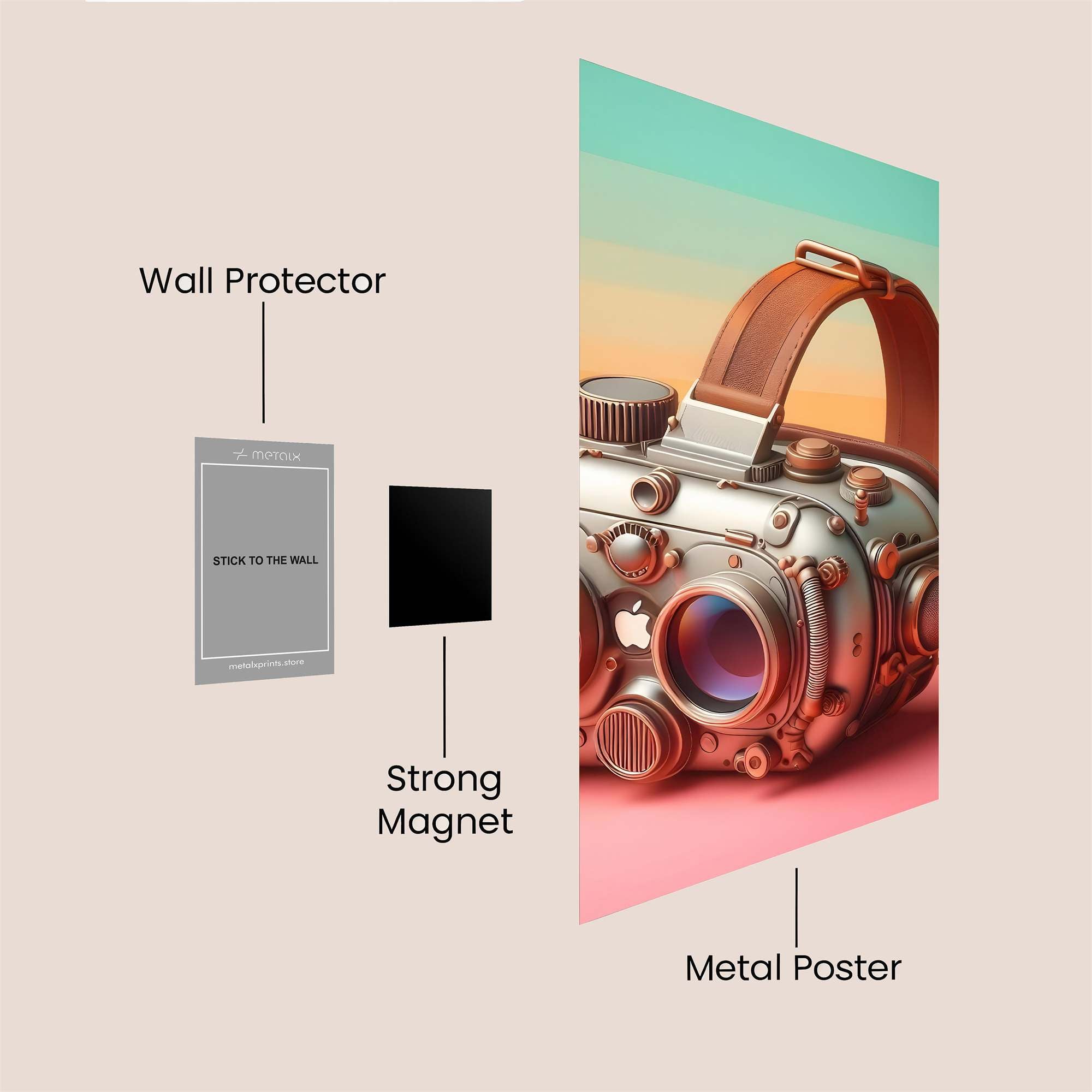 Visionary Steampunk Safe Wall Magnetic / M