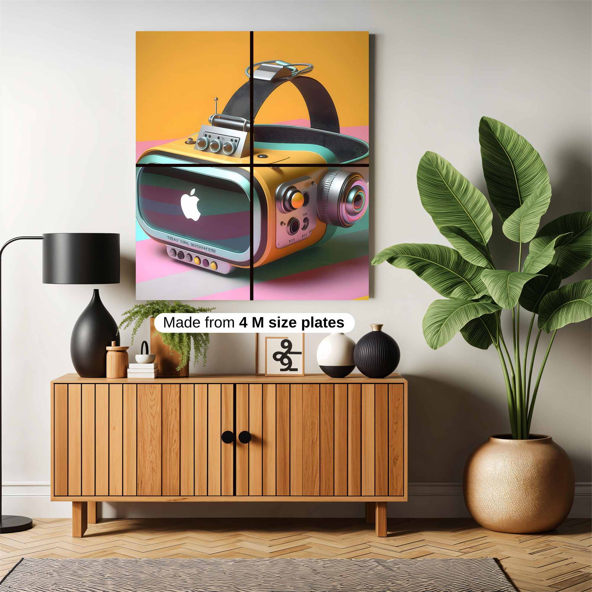 Apple Whimsy Safe Wall Magnetic / M