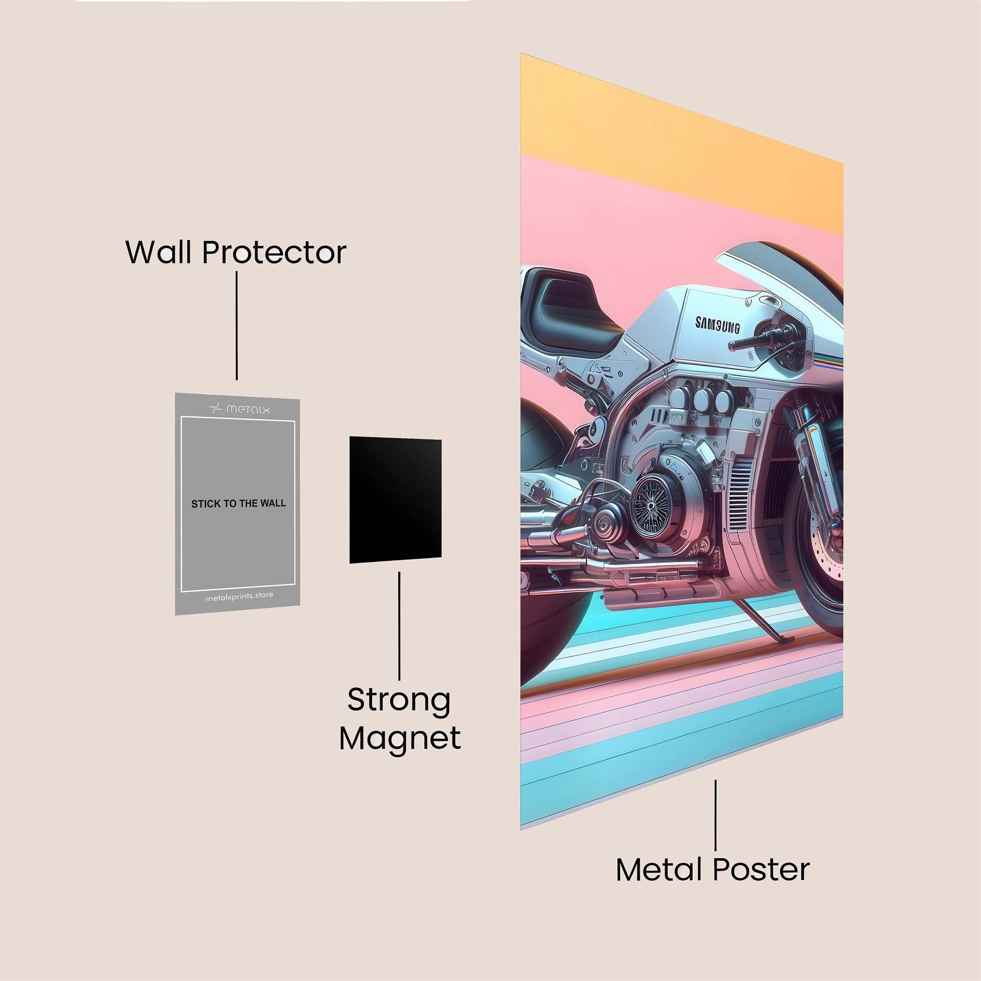 Arc Vector Safe Wall Magnetic / M