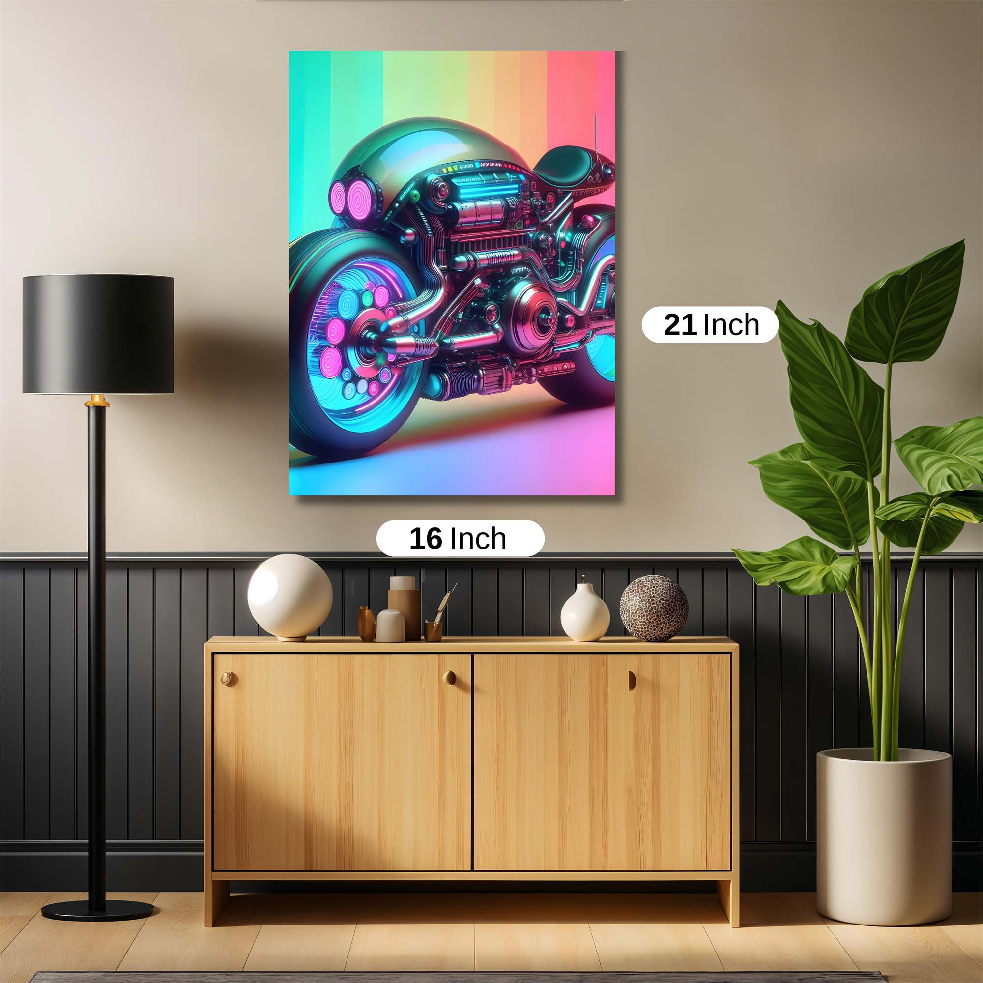 Neon Racer Safe Wall Magnetic / M