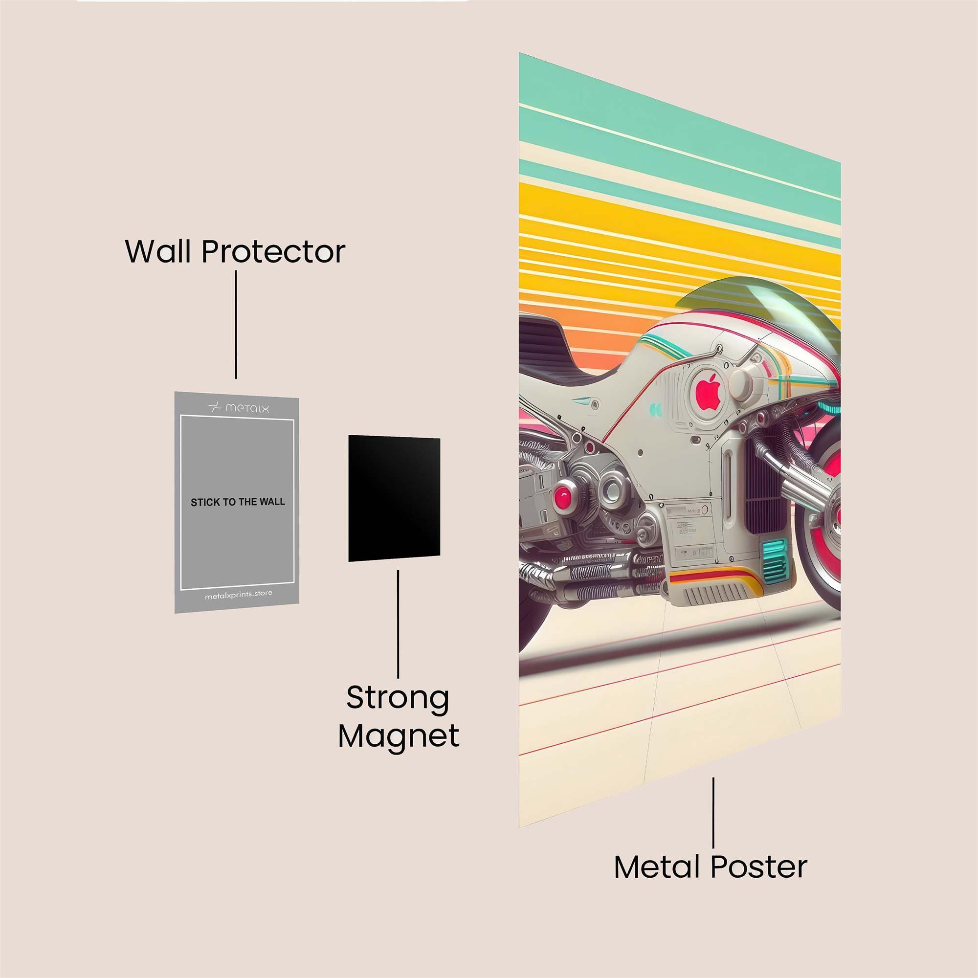 Apple Dream Safe Wall Magnetic / M