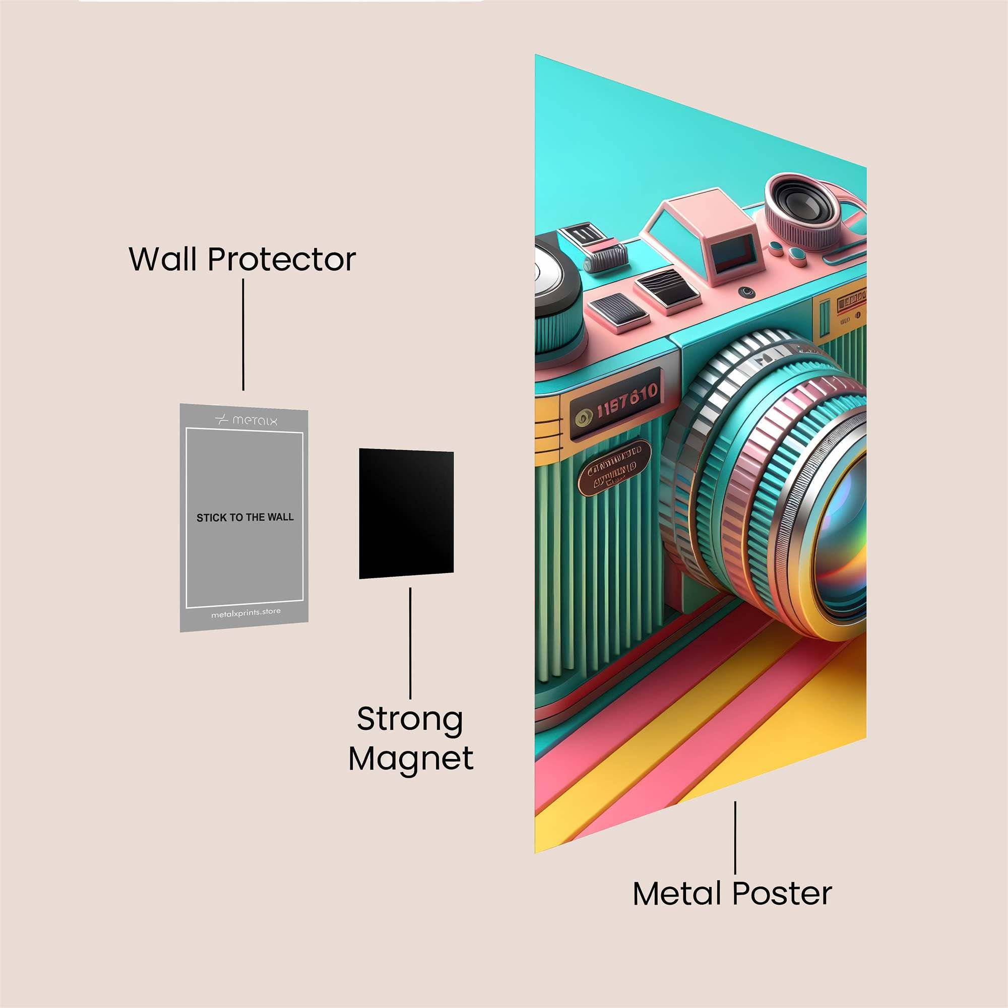 Retro Dream Safe Wall Magnetic / M