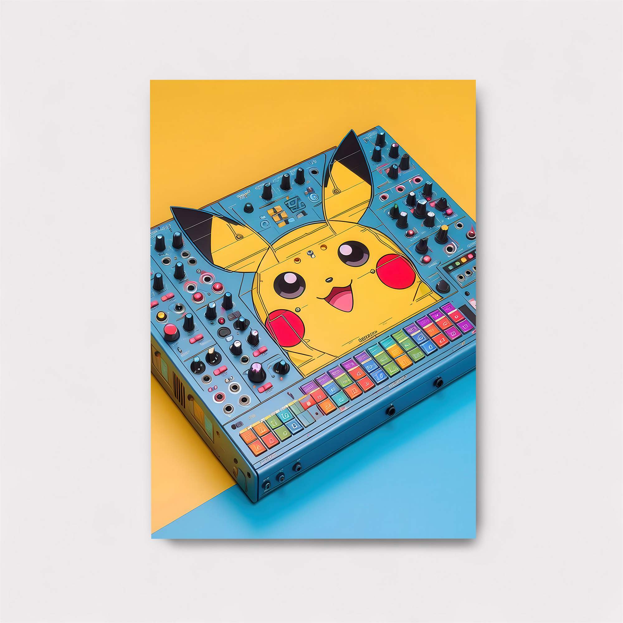 Pikachu Playful Safe Wall Magnetic / M