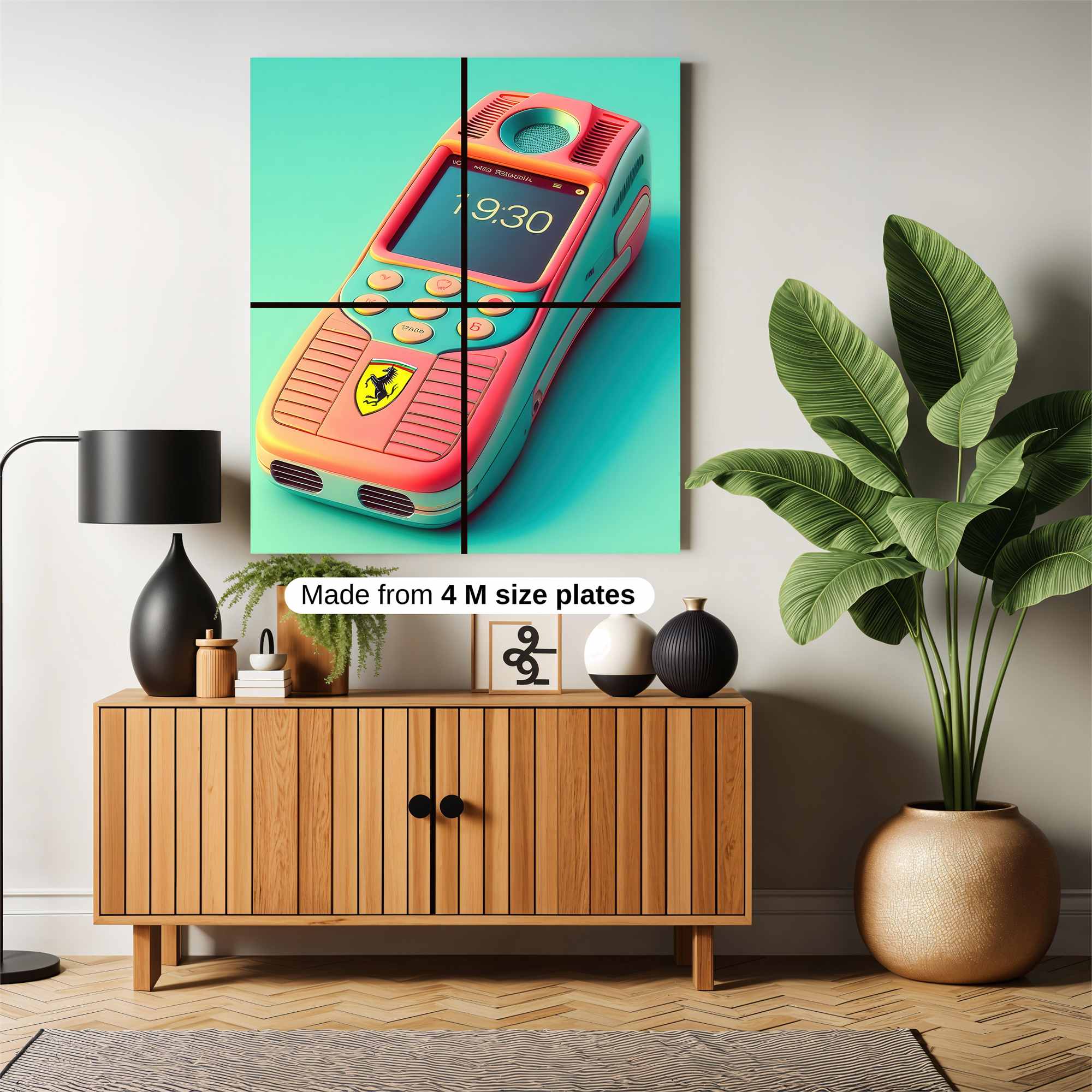Ferrari Retro Safe Wall Magnetic / M