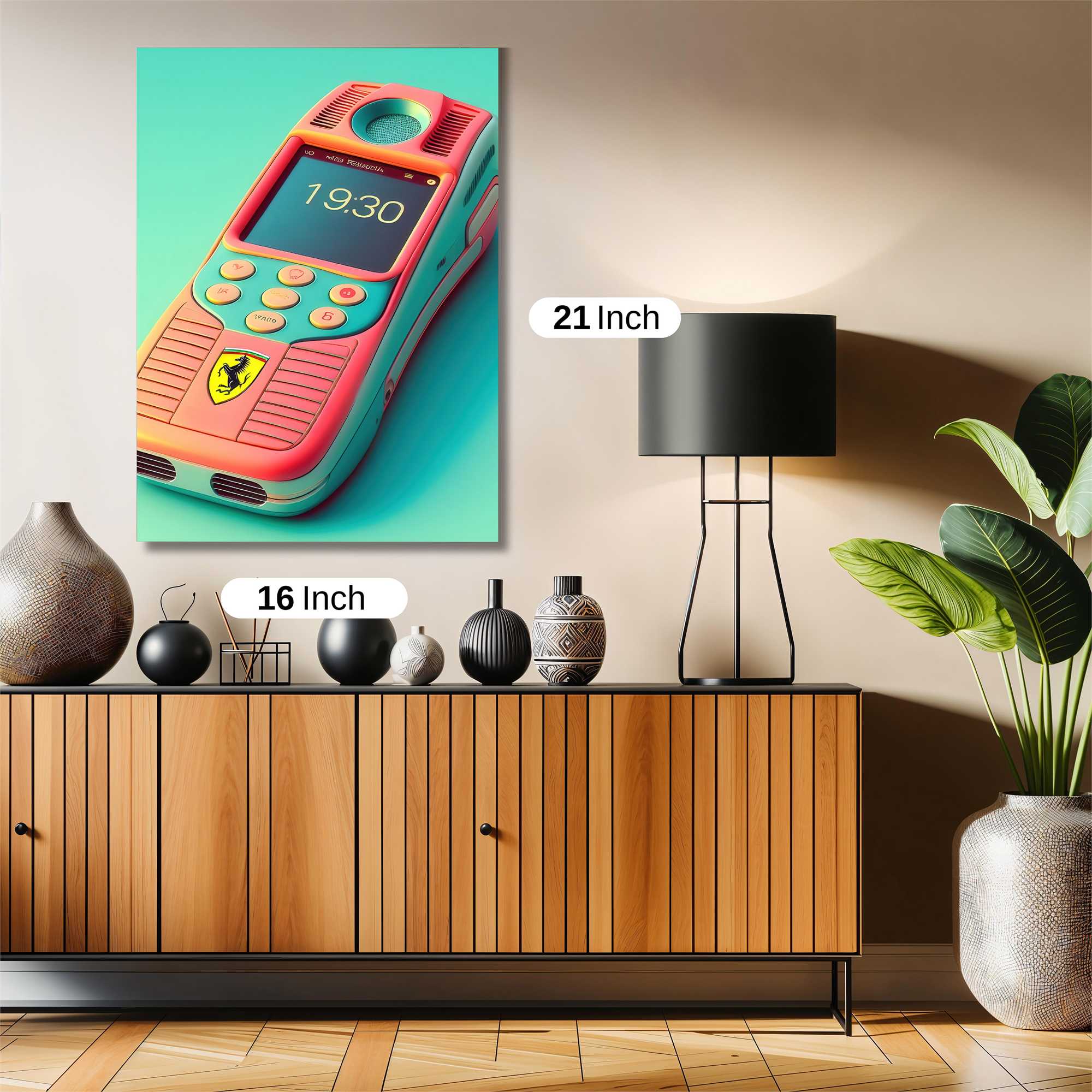 Ferrari Retro Safe Wall Magnetic / M