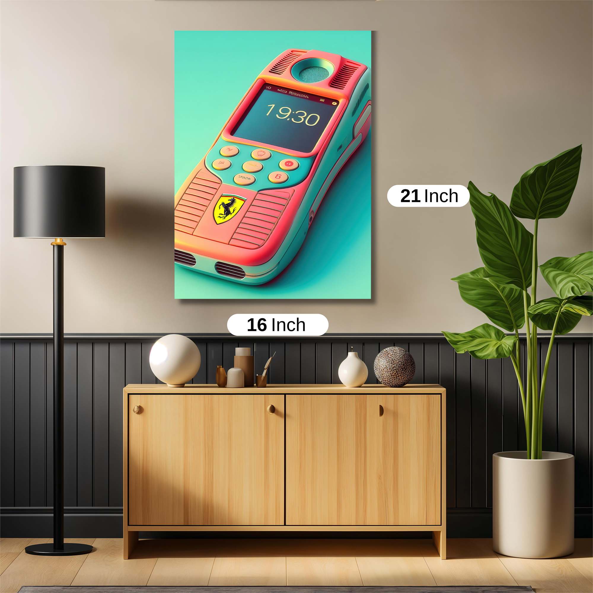 Ferrari Retro Safe Wall Magnetic / M