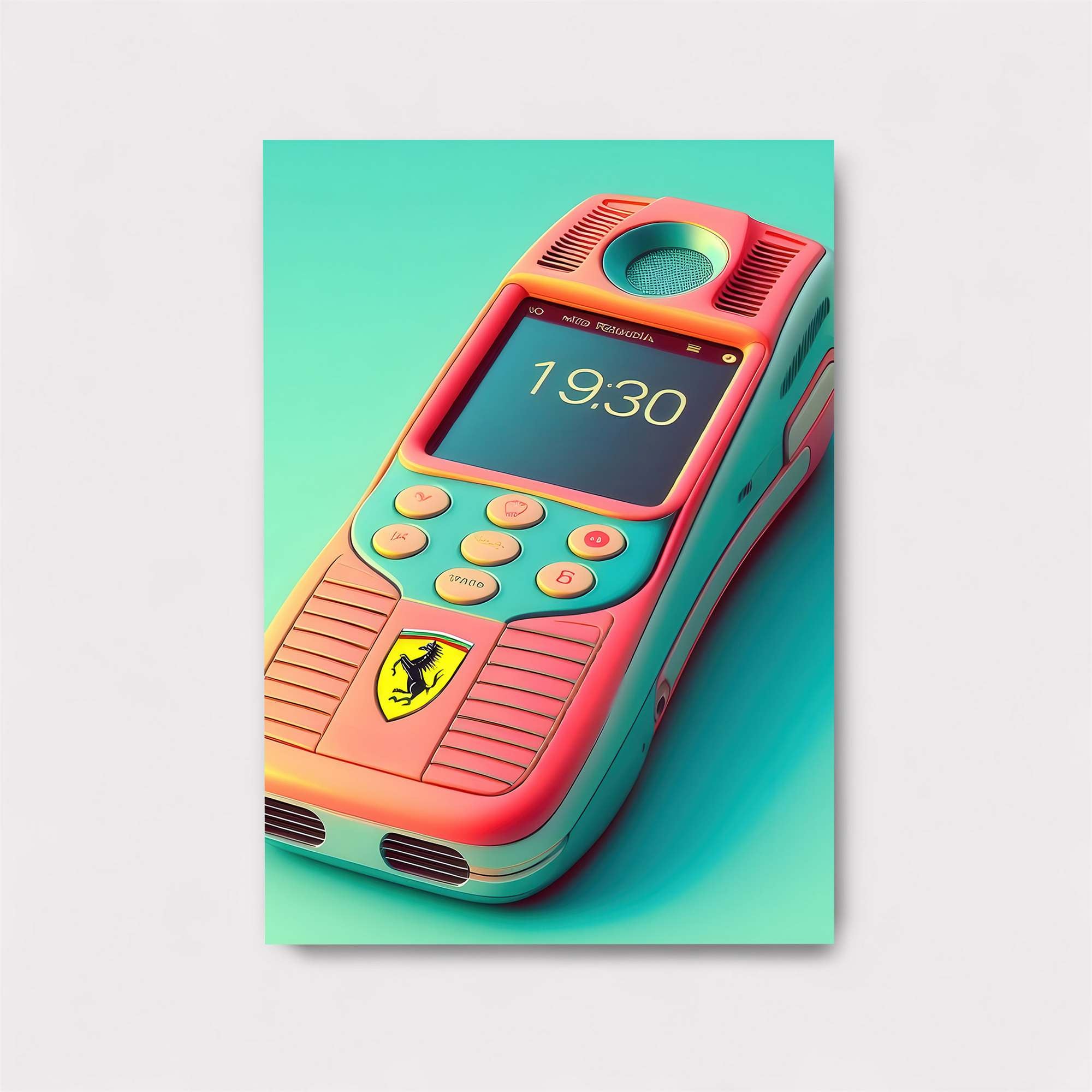 Ferrari Retro Safe Wall Magnetic / M