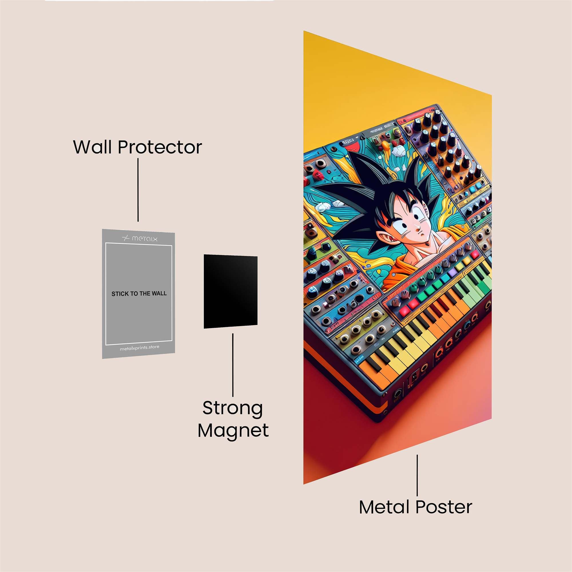 Goku Groovy Safe Wall Magnetic / M