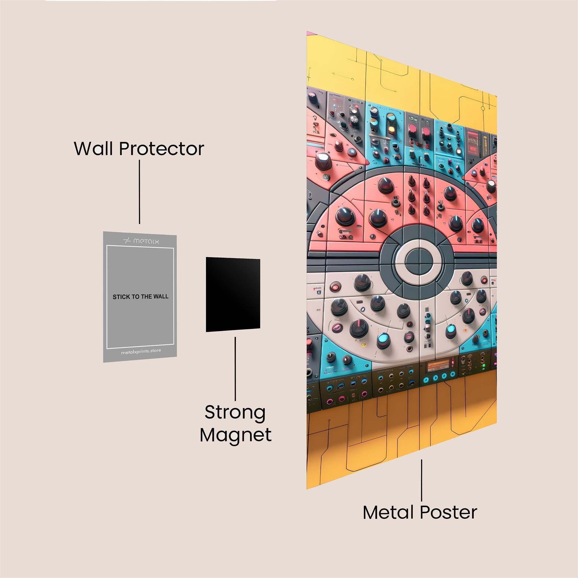 PokeSynth Euphoria Safe Wall Magnetic / M