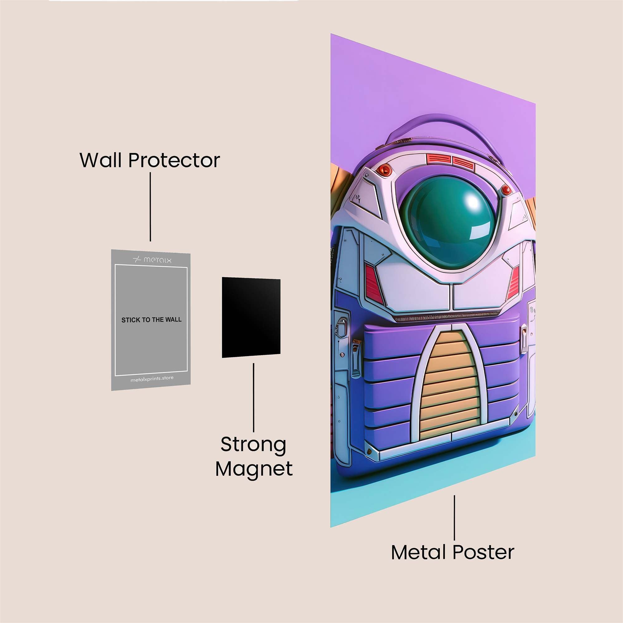 Frieza Funky Safe Wall Magnetic / M