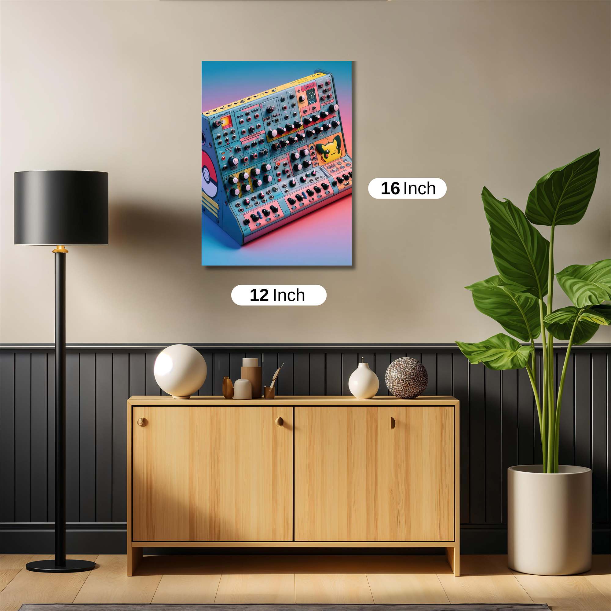 Pikachu Synth Safe Wall Magnetic / M