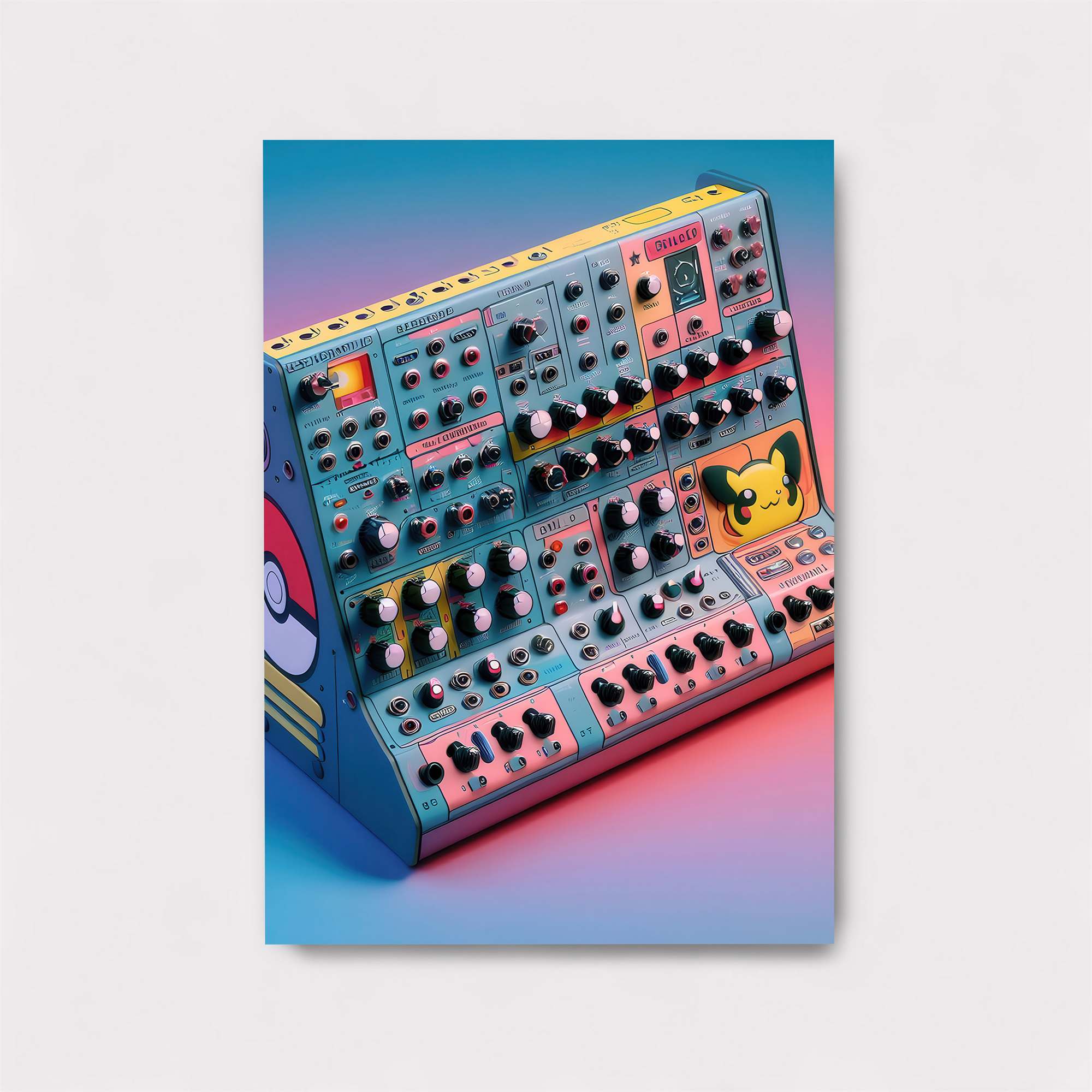 Pikachu Synth Safe Wall Magnetic / M