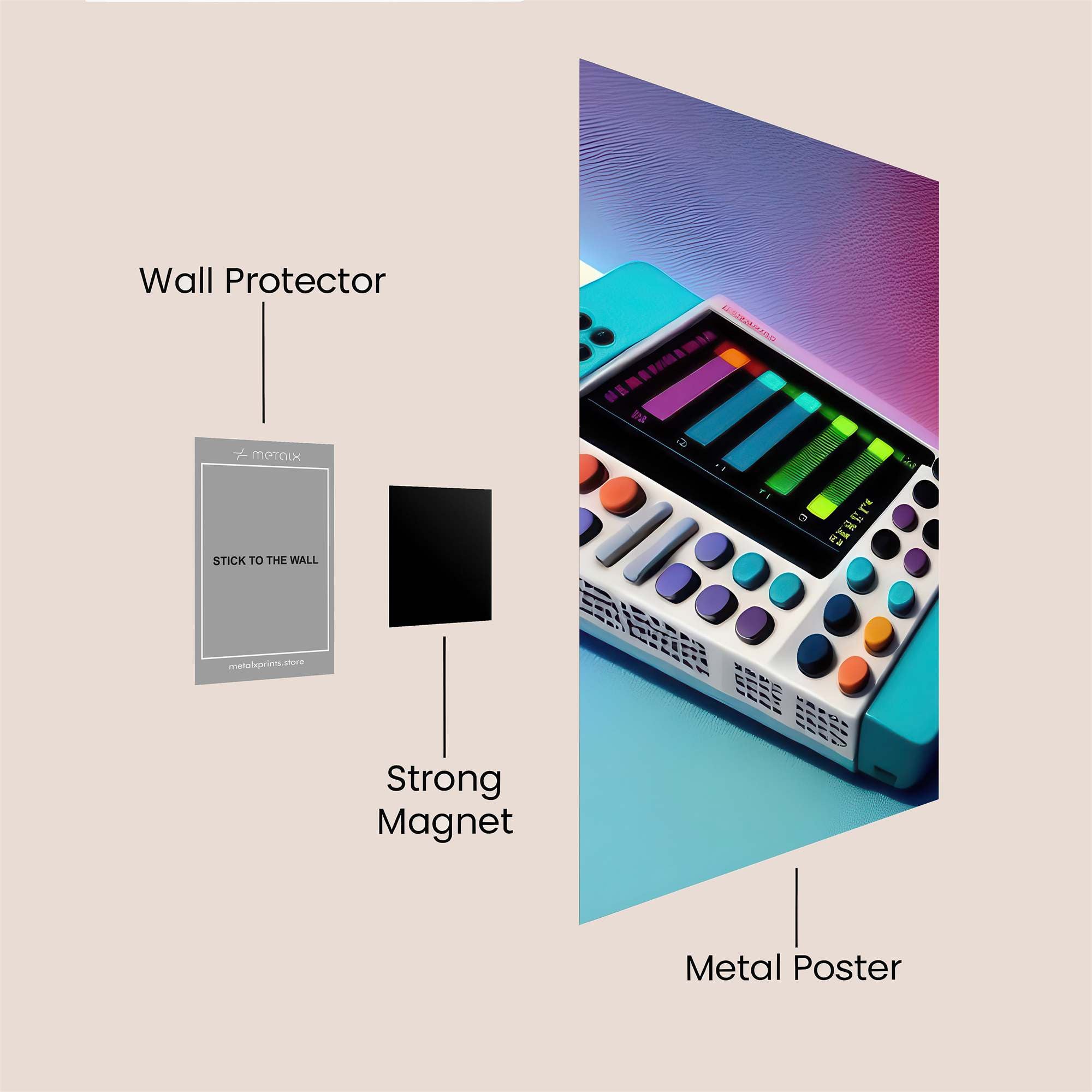 SynthVibe Safe Wall Magnetic / M