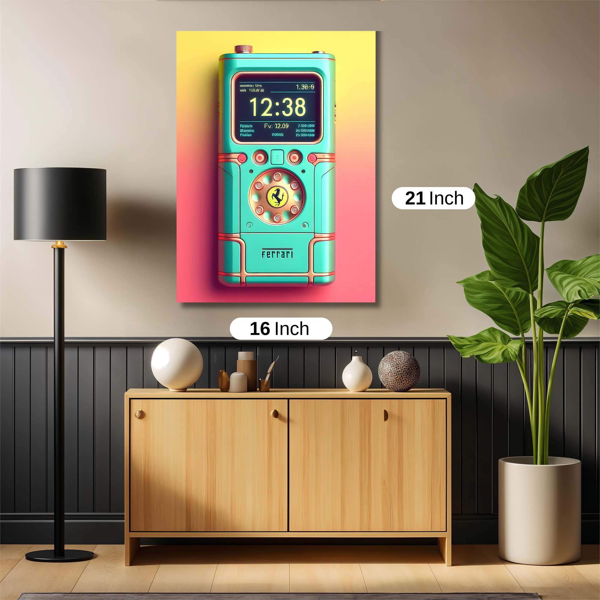 Ferrari Futuristic Safe Wall Magnetic / M