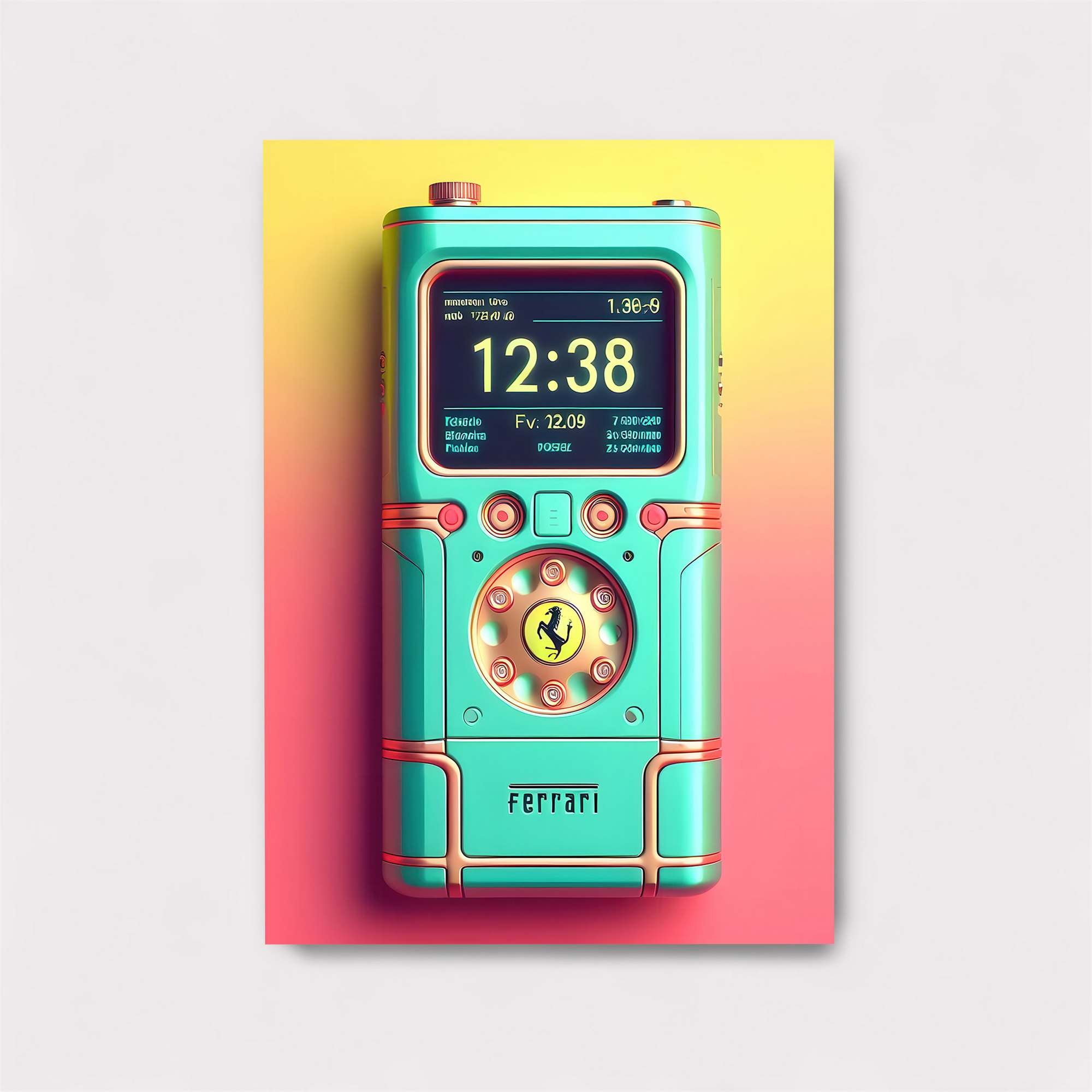 Ferrari Futuristic Safe Wall Magnetic / M