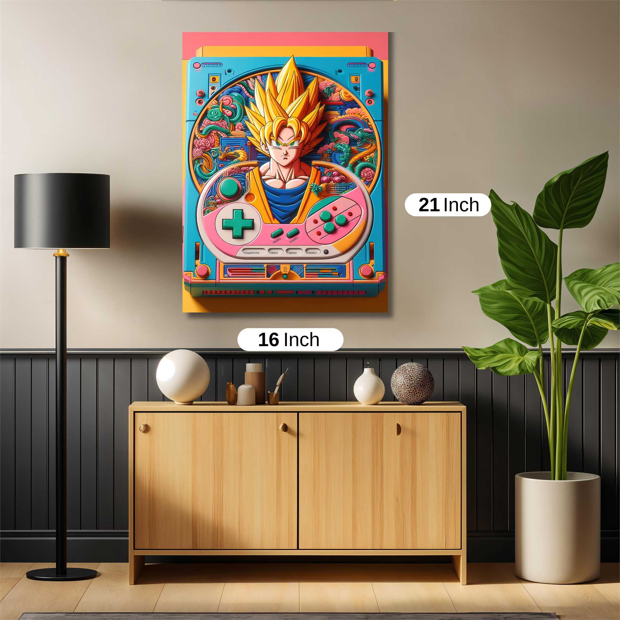 Goku Retro Safe Wall Magnetic / M