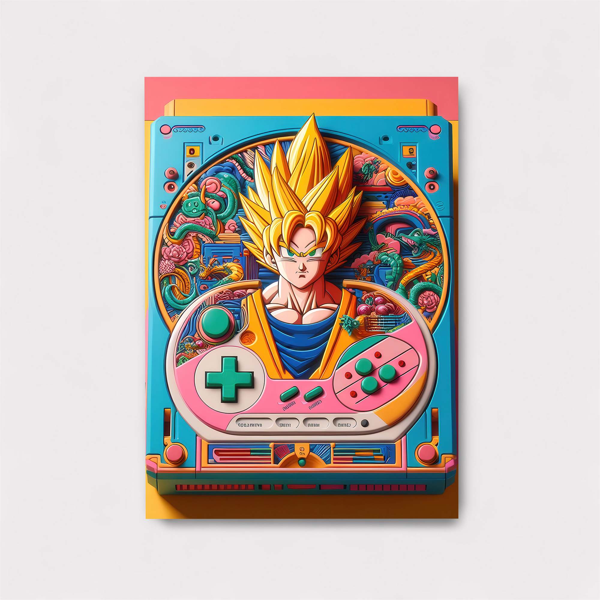 Goku Retro Safe Wall Magnetic / M
