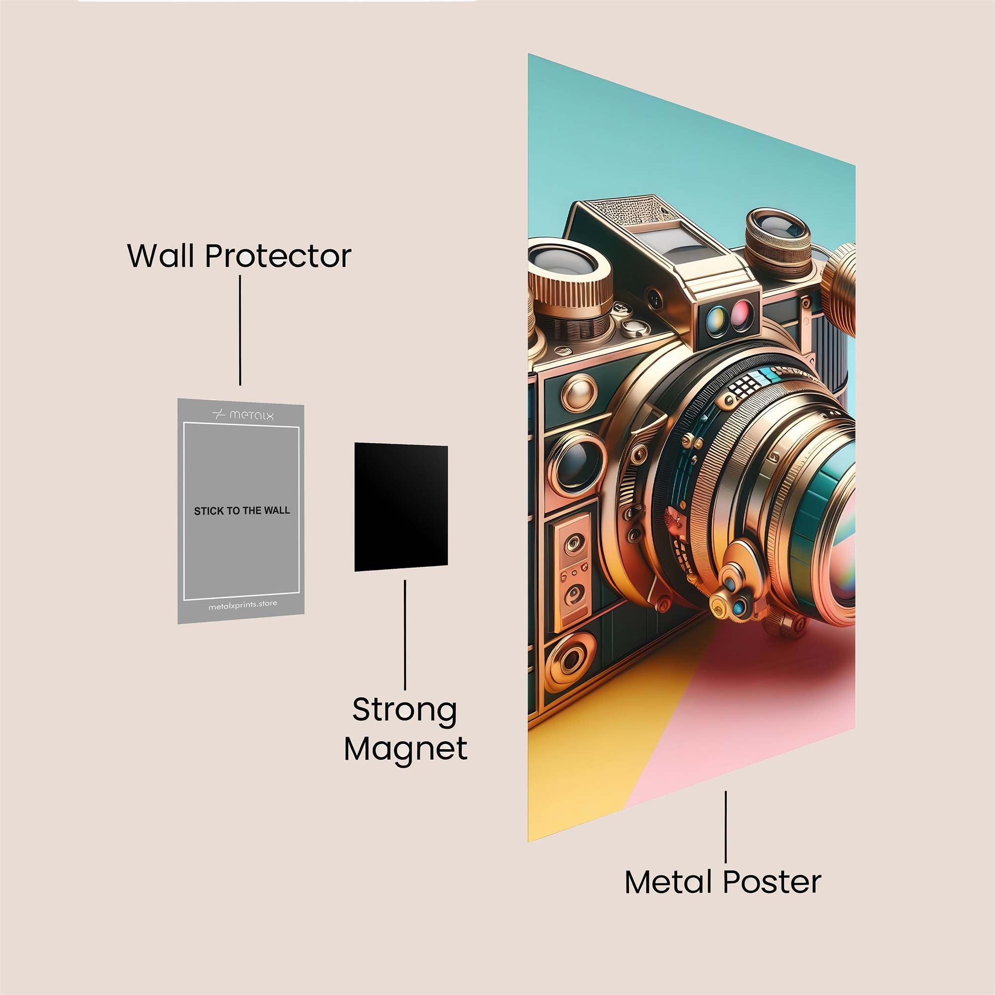 Steampunk Serenity Safe Wall Magnetic / M