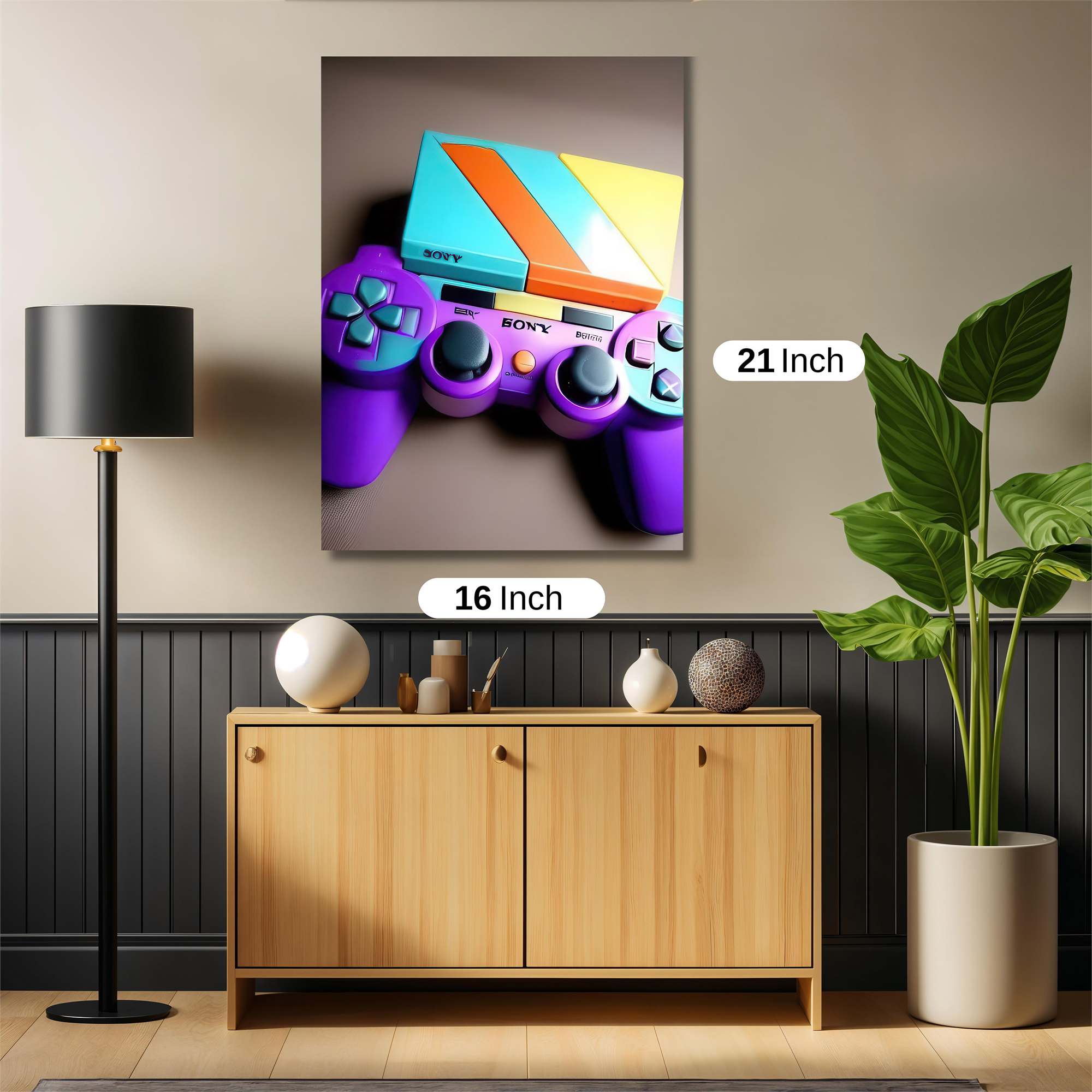 PlayStation Retro Safe Wall Magnetic / M