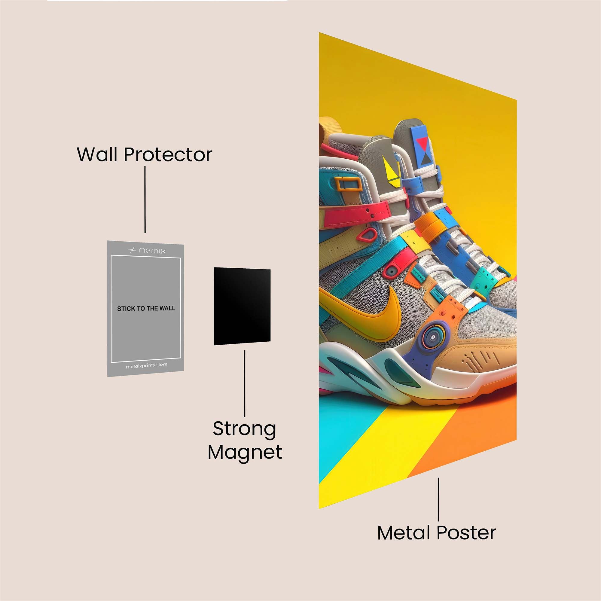 Nike Vibrant Safe Wall Magnetic / M